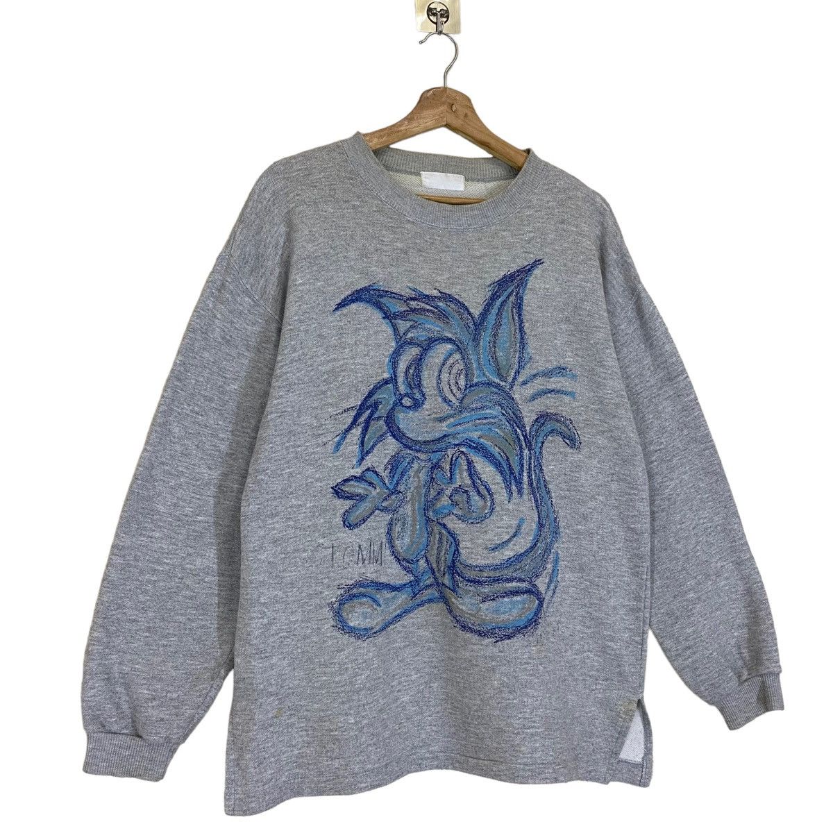 Cartoon Network × Disney × Vintage Vintage 90s Walt Disney Tommi Character Crewneck Sweatshirt Size US M / EU 48-50 / 2 - 2 Thumbnail