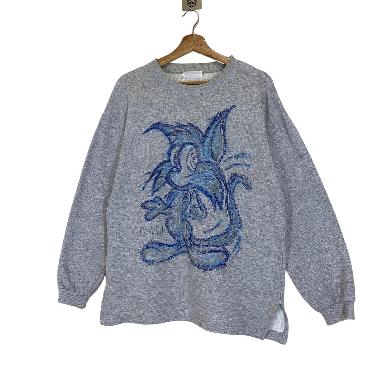 Cartoon Network × Disney × Vintage Vintage 90s Walt Disney Tommi Character Crewneck Sweatshirt Size US M / EU 48-50 / 2 - 3 Thumbnail