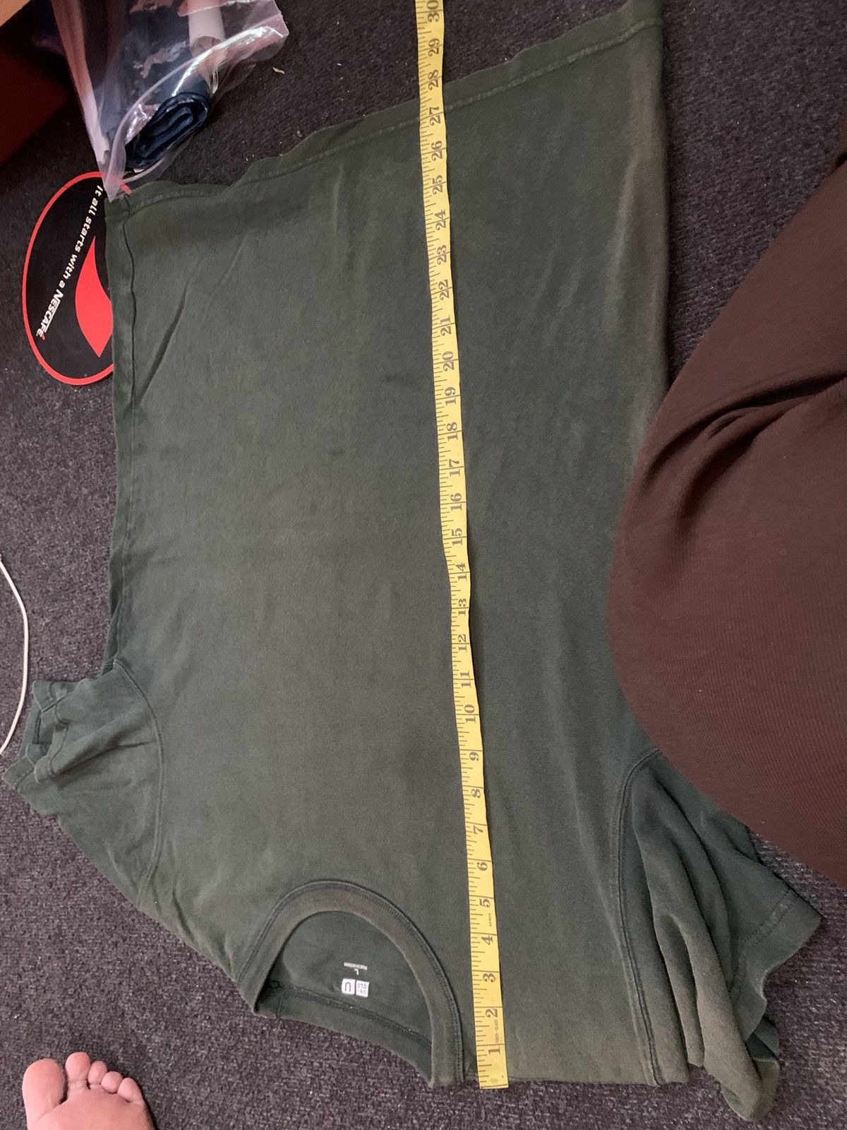 Lemaire × Uniqlo Steals! Uniqlo U Lemaire Navy Green Plain Tee Size US L / EU 52-54 / 3 - 8 Thumbnail