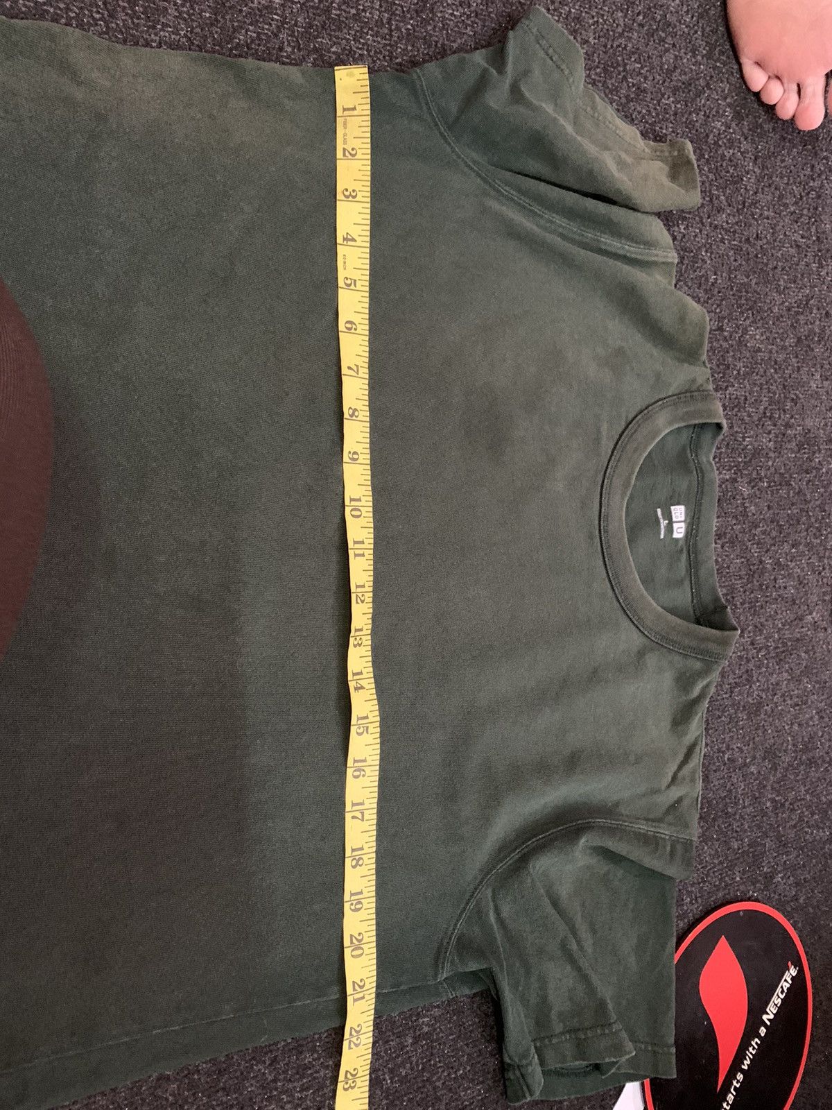 Lemaire × Uniqlo Steals! Uniqlo U Lemaire Navy Green Plain Tee Size US L / EU 52-54 / 3 - 7 Thumbnail
