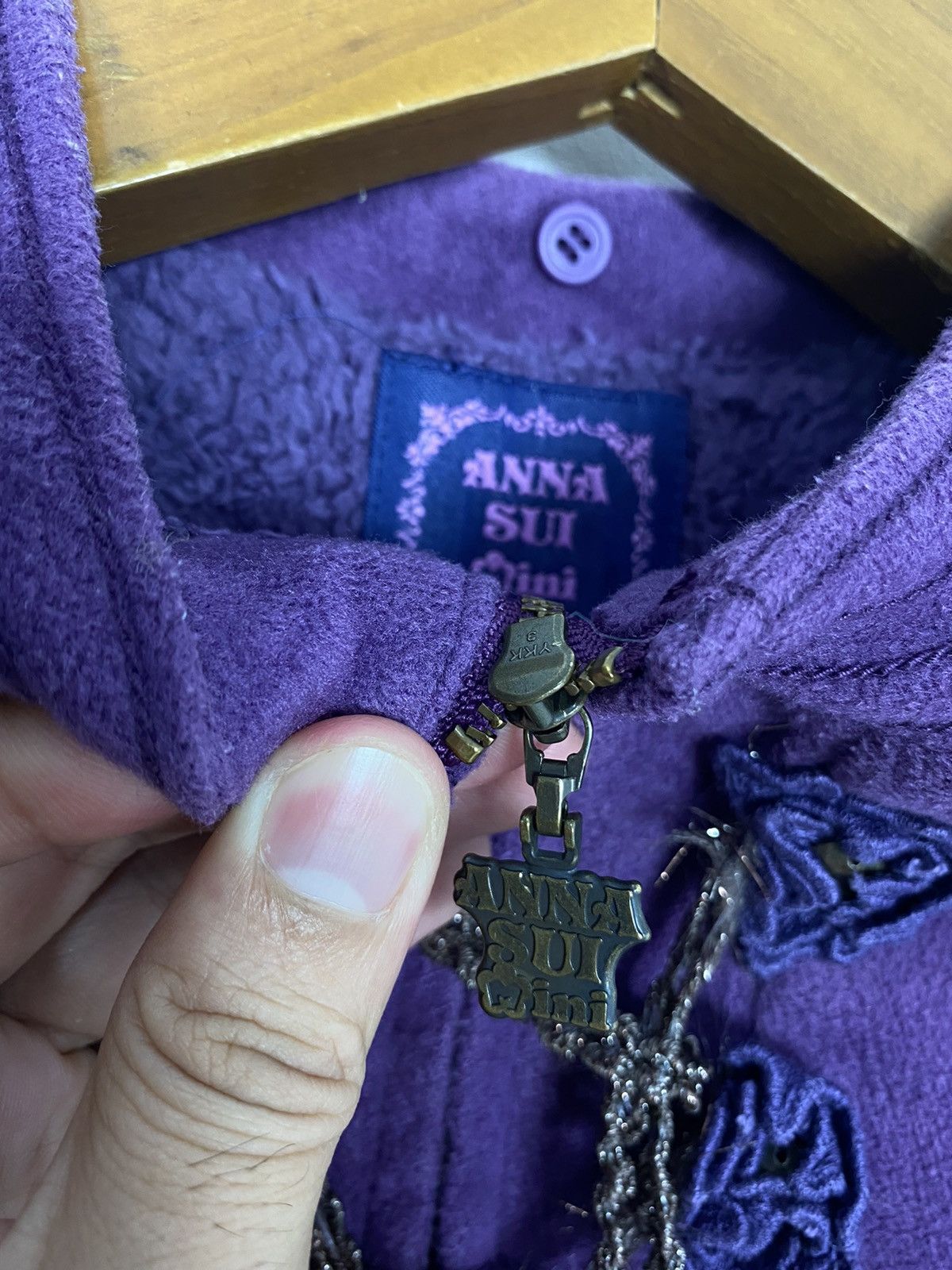Anna Sui Rare‼️ Anna Sui Mini Pea Sweatshirt Zipper Size XXS / US 00 / IT 34 - 5 Thumbnail
