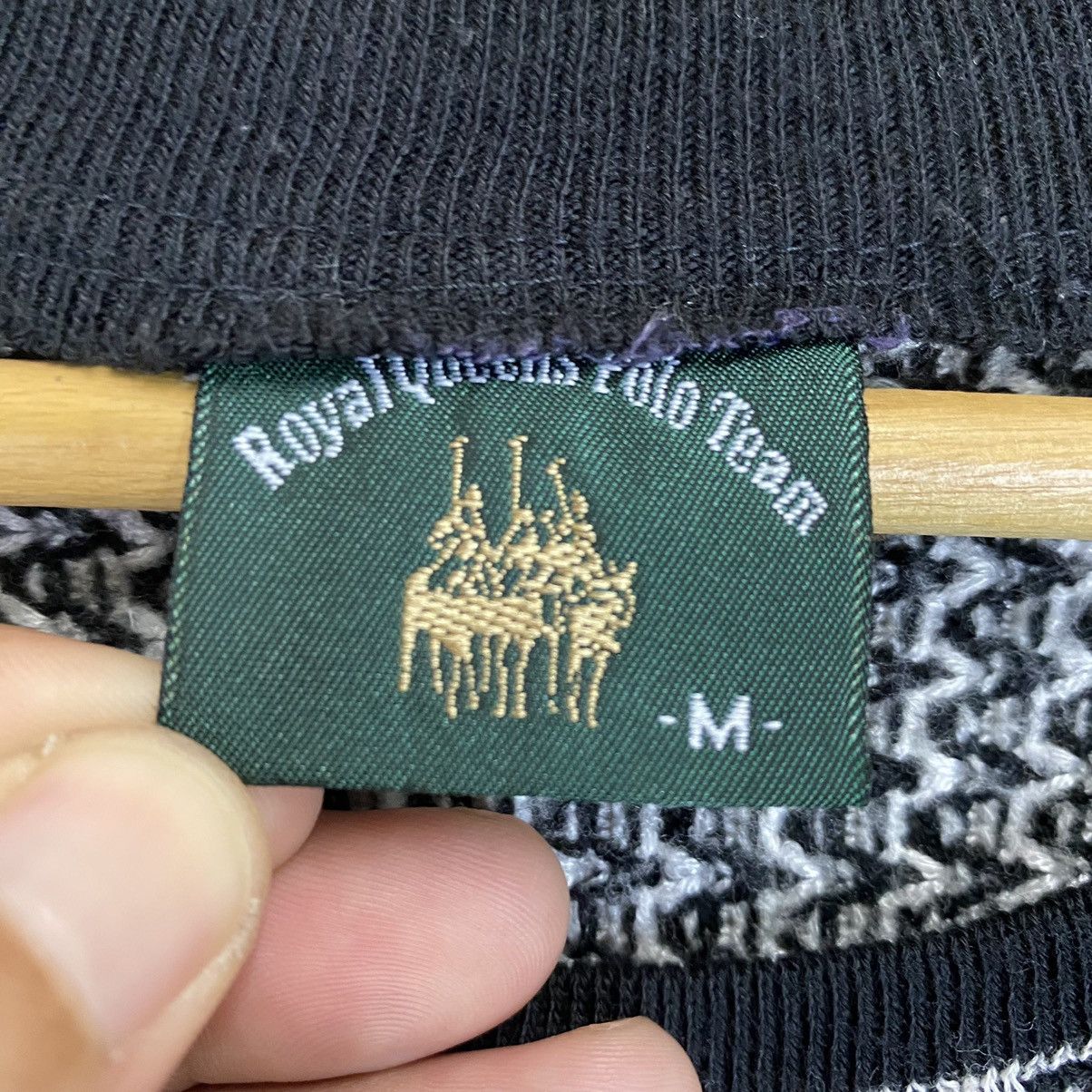 Japanese Brand Vintage 90s Royal Queens Polo Team Crewneck Sweatshirts Size US M / EU 48-50 / 2 - 8 Thumbnail