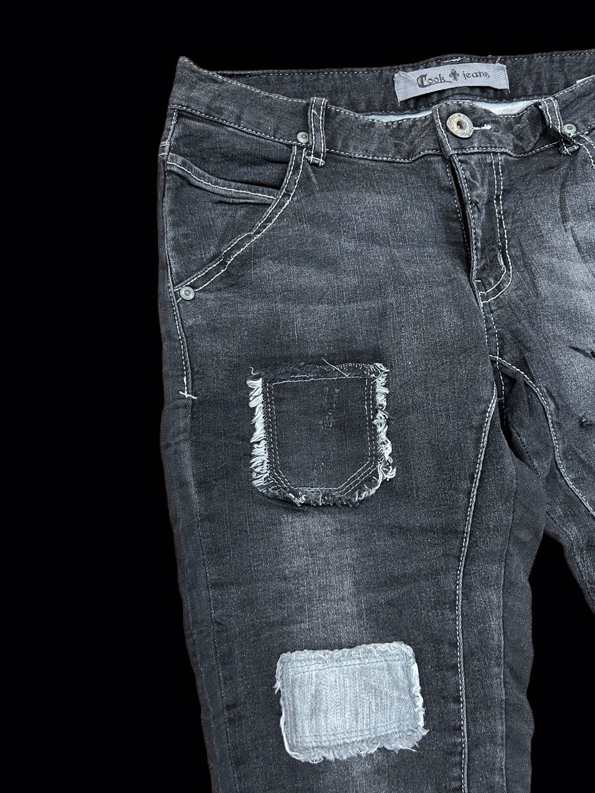 Beauty Beast × Japanese Brand Japanese Brand Cook Jeans Patches Inspired Undercover Style Size US 28 / EU 44 - 8 Thumbnail