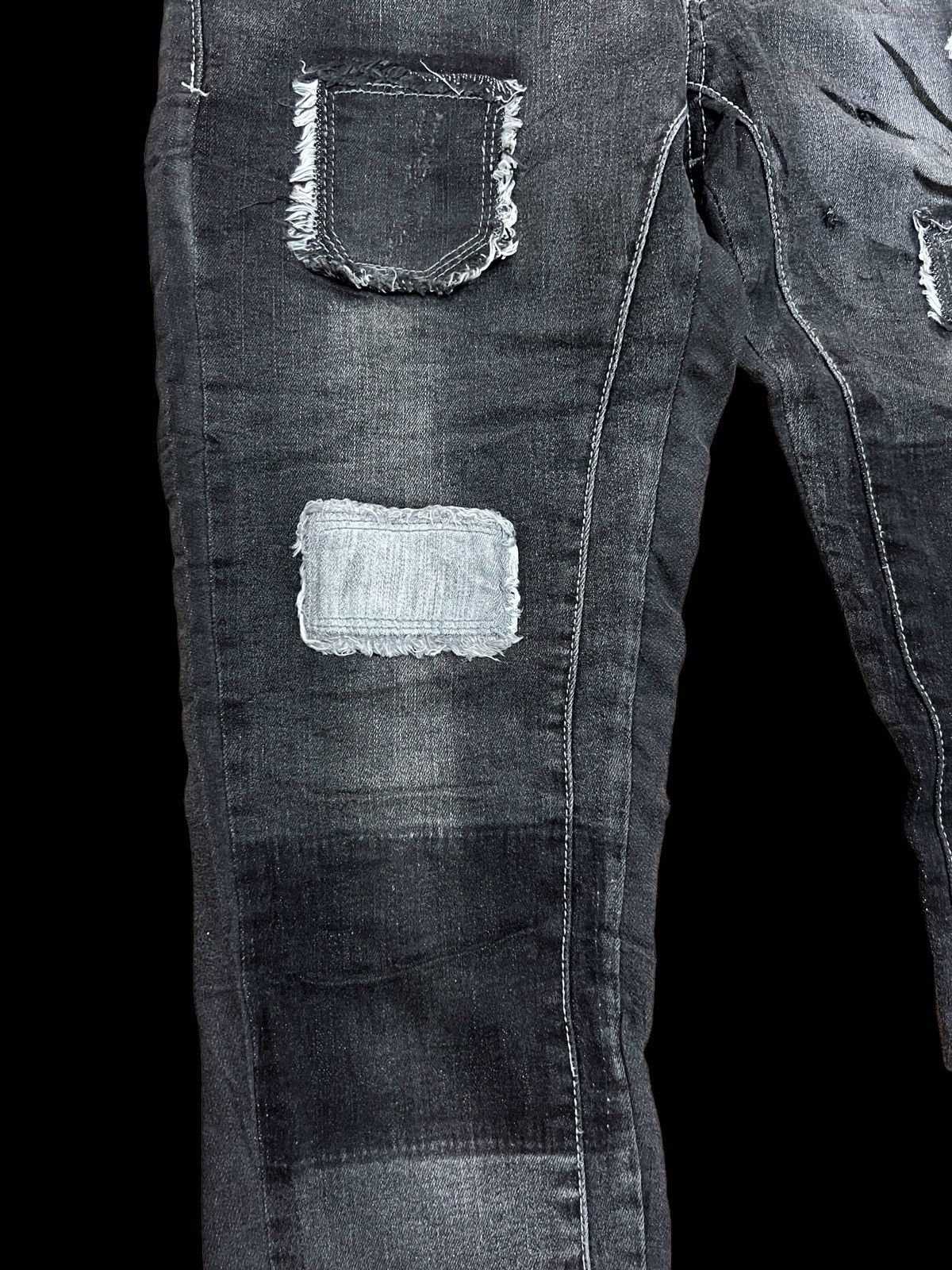 Beauty Beast × Japanese Brand Japanese Brand Cook Jeans Patches Inspired Undercover Style Size US 28 / EU 44 - 9 Thumbnail