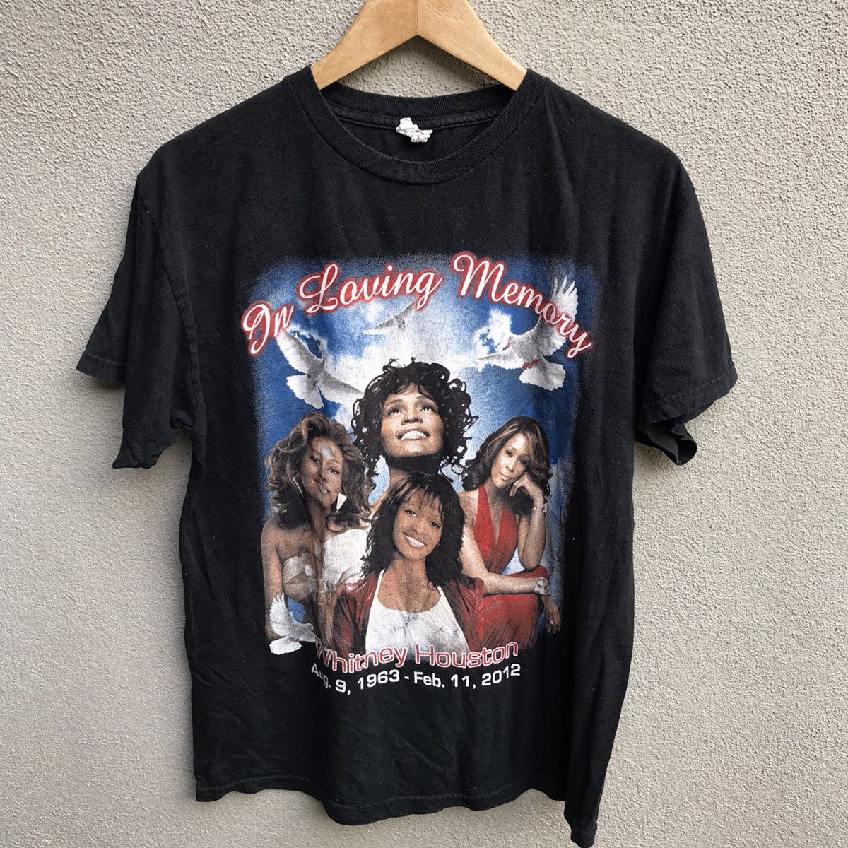 Band Tees WHITNEY HOUSTON rap tee design Size US M / EU 48-50 / 2 - 2 Thumbnail