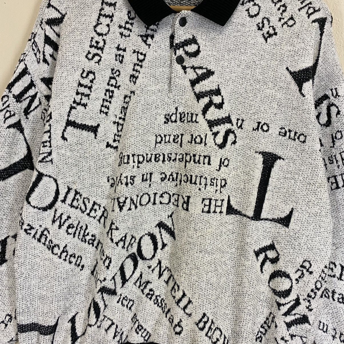Designer × Vintage Vintage 90’s Losvio Men Collar Jumper Losvio Sweatshirts Size US M / EU 48-50 / 2 - 5 Thumbnail