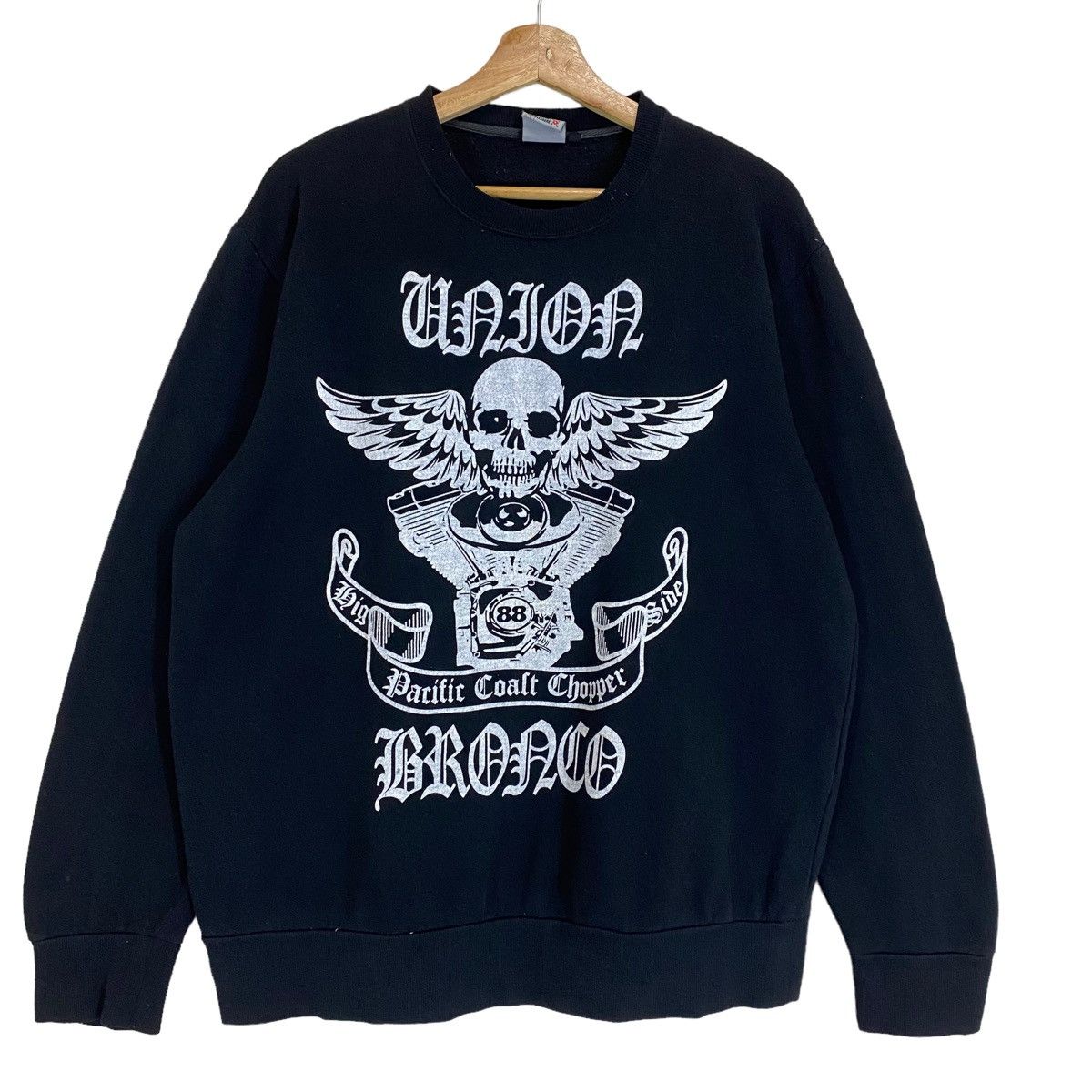 Vintage Vintage Line to Ride Choppers Crewneck Sweatshirt Size L Size US L / EU 52-54 / 3 - 1 Thumbnail