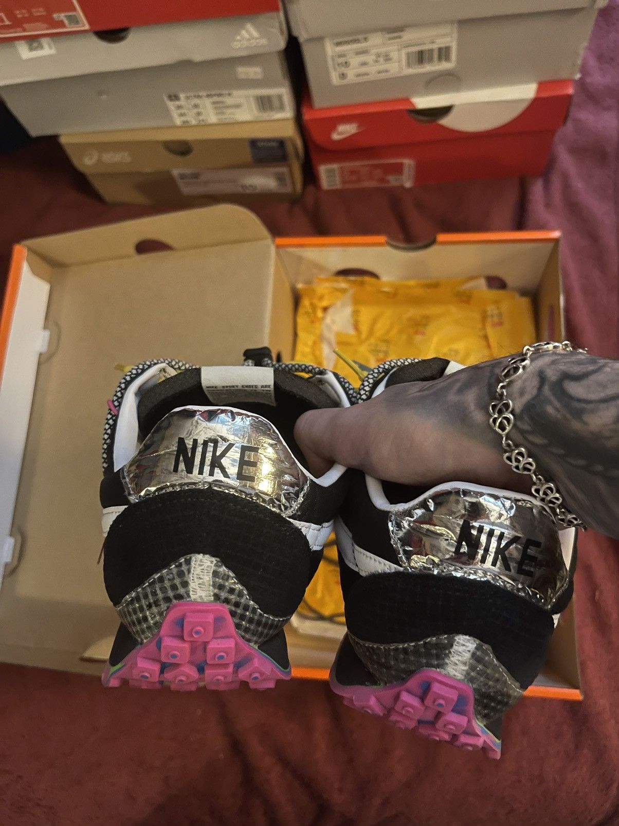 Nike × Off-White Off White Waffle Racer Custom Size US 10 / EU 43 - 7 Thumbnail