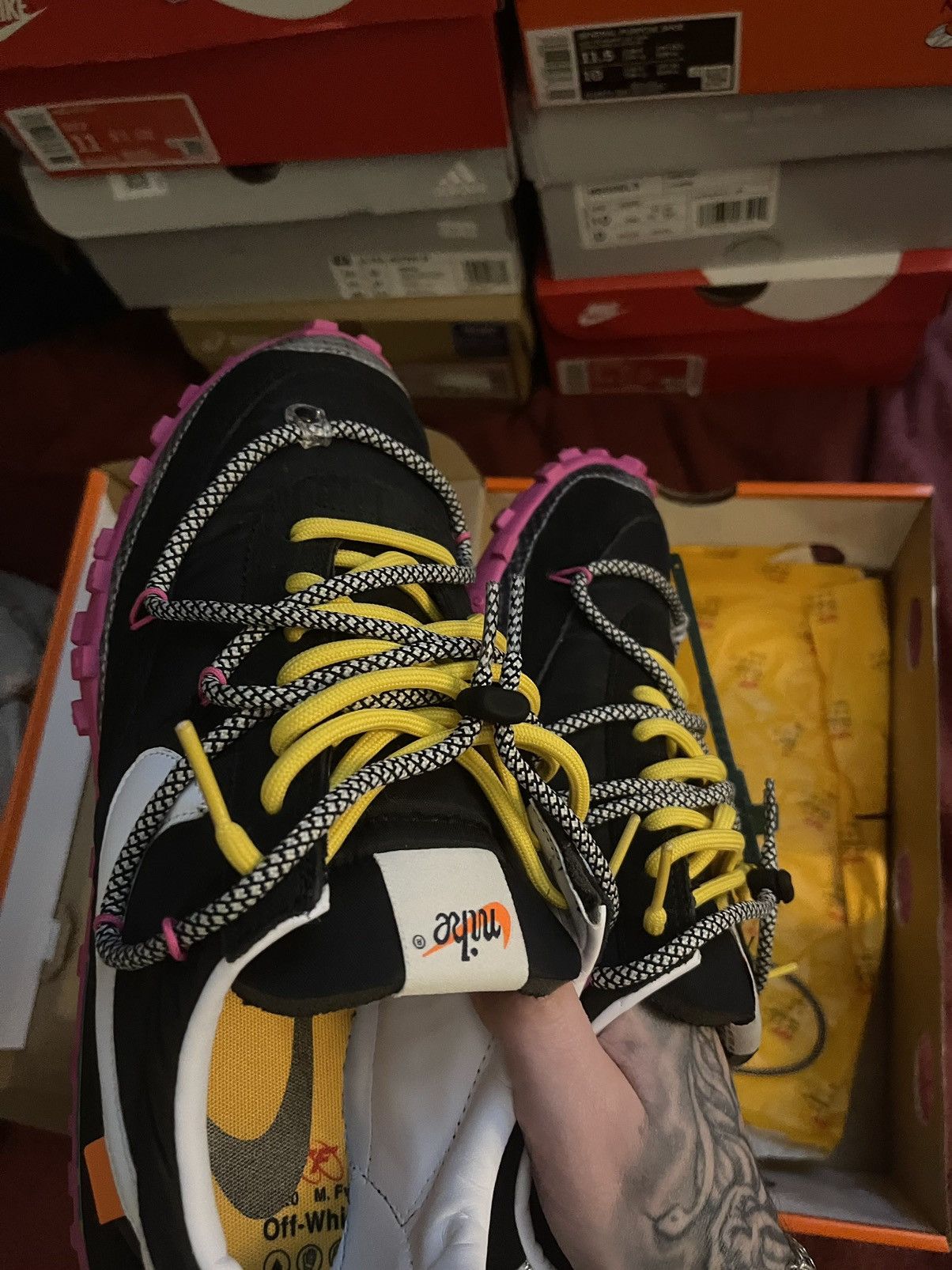 Nike × Off-White Off White Waffle Racer Custom Size US 10 / EU 43 - 3 Thumbnail