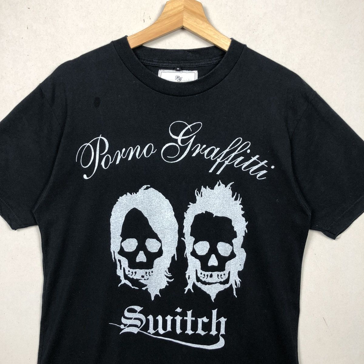 Vintage Y2K Porno Graffitti Switch Black Tee