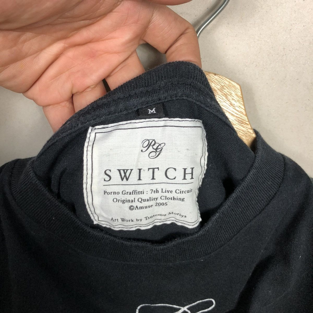 Band Tees Vintage Y2K Porno Graffitti Switch Black Tee Size US M / EU 48-50 / 2 - 4 Thumbnail