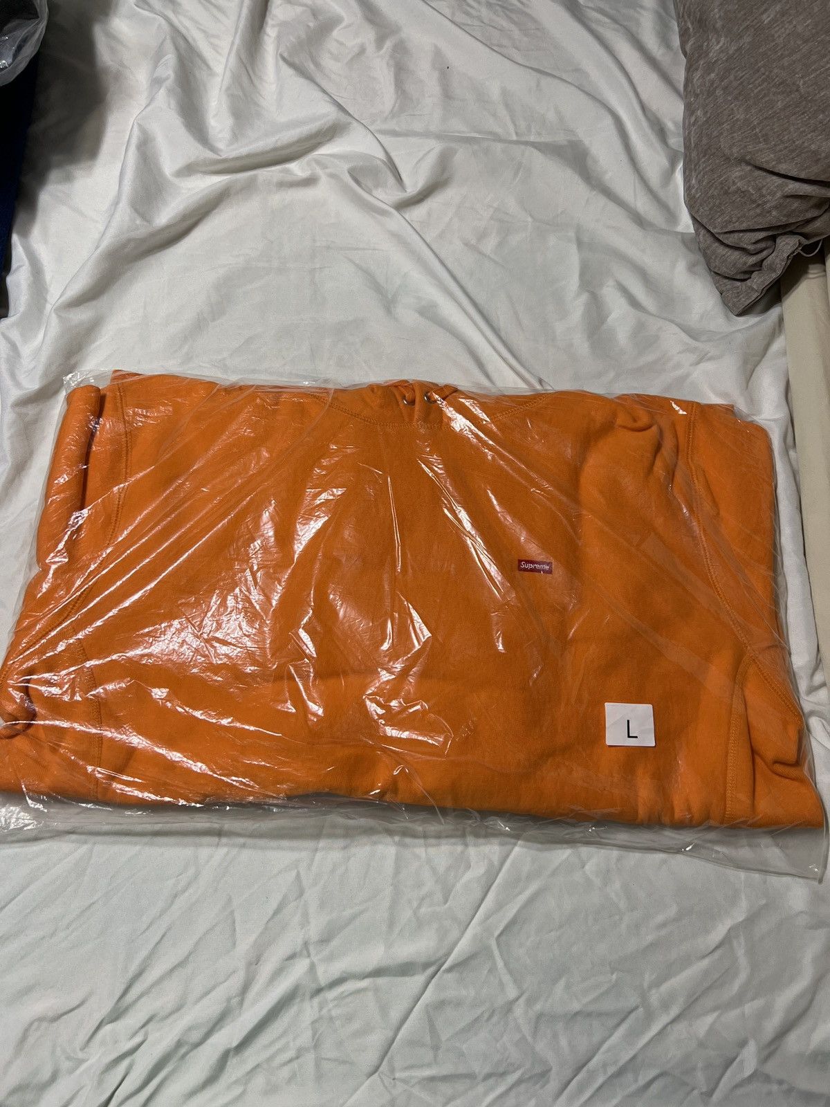 Supreme SUPREME SMALL BOX HOODED SWEATSHIRT ORANGE Size US L / EU 52-54 / 3 - 1 Thumbnail