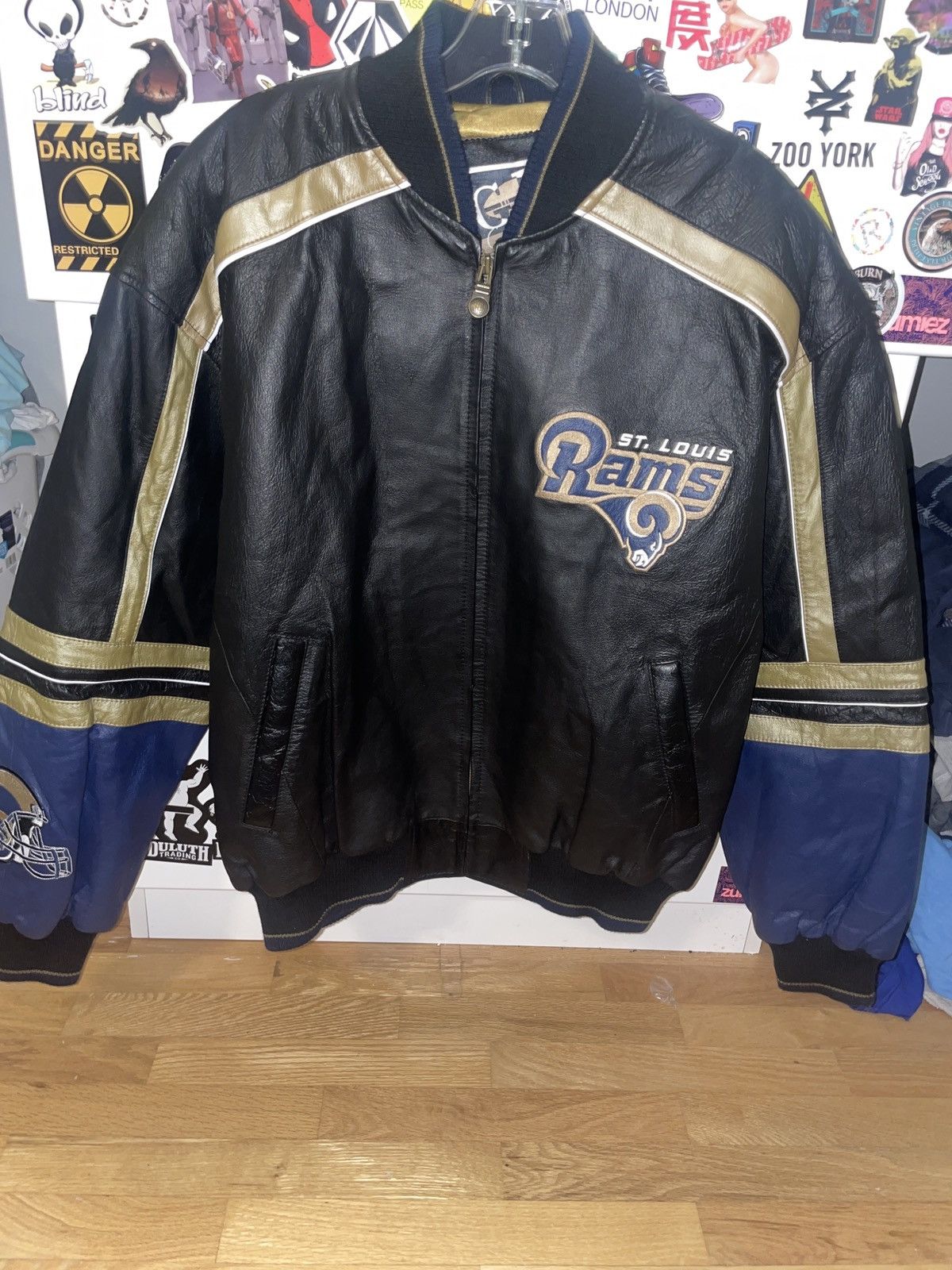 NFL Vintage St.Louis Rams Leather Jacket Grailed
