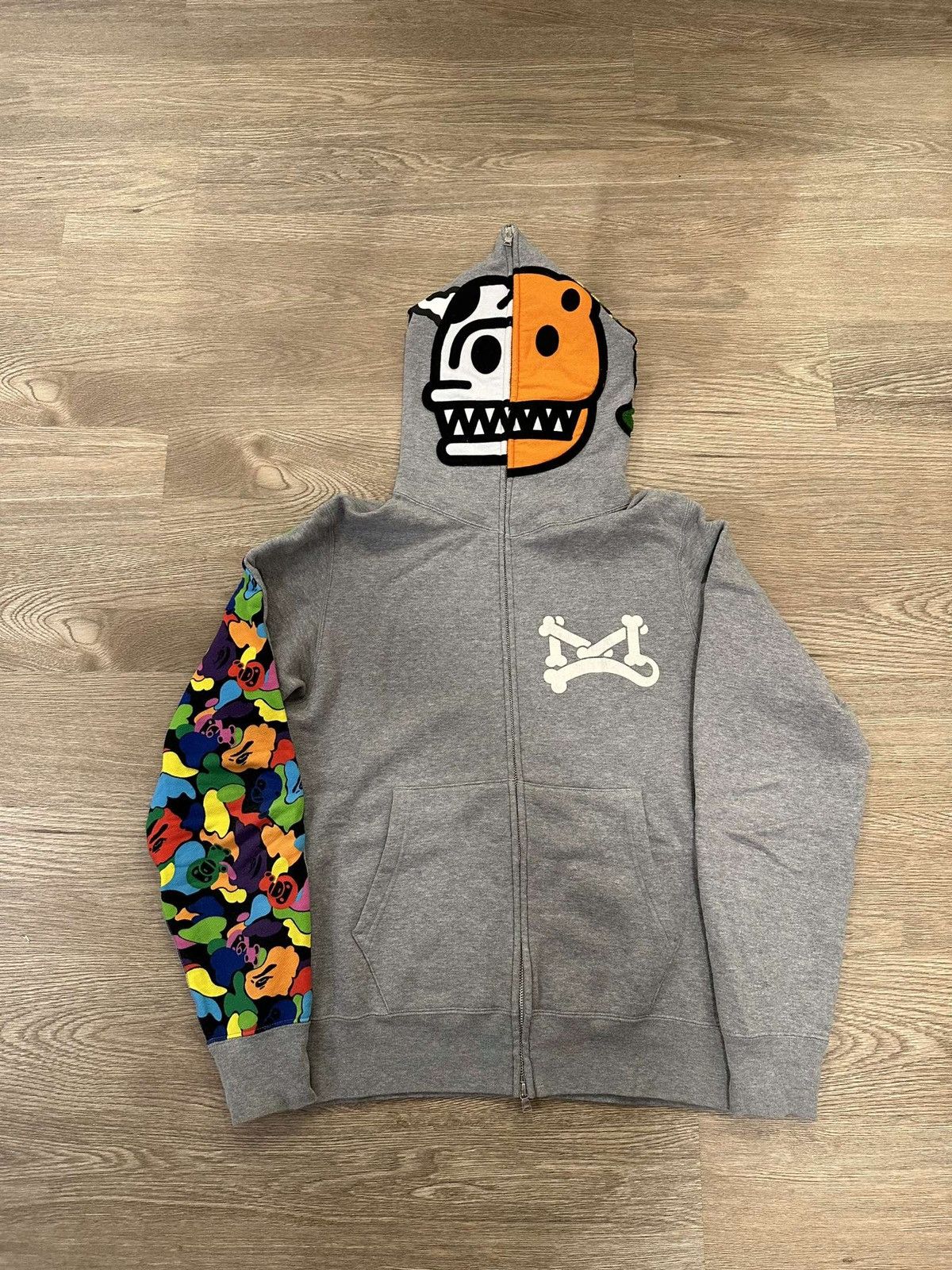 Bape 2014 Jurassic Milo rex Bape full zip | Grailed