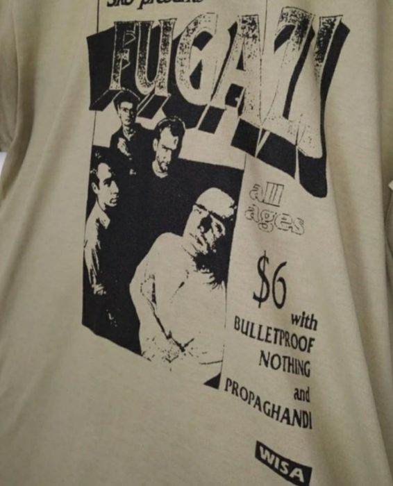 T-shirt Vintage Fugazi - Coupe Unisexe Rétro Punk Band - Tailles S à 5XL