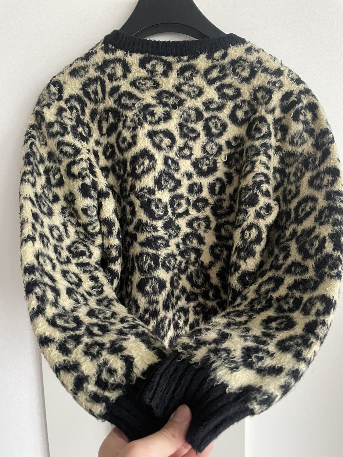 Celine × Hedi Slimane Celine Hedi Slimane Runway Sweater Leopard Size US M / EU 48-50 / 2 - 3 Thumbnail