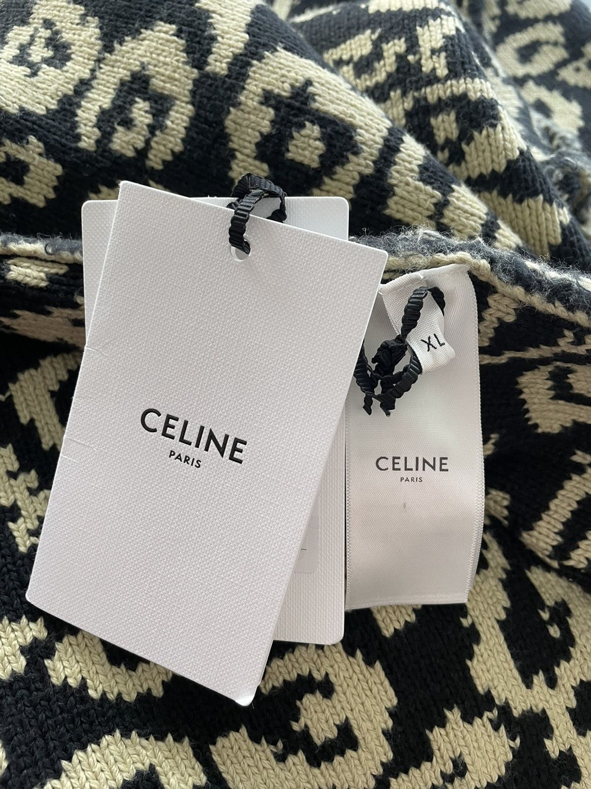 Celine × Hedi Slimane Celine Hedi Slimane Runway Sweater Leopard Size US M / EU 48-50 / 2 - 11 Thumbnail