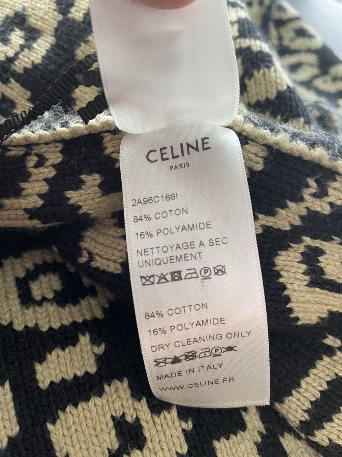 Celine × Hedi Slimane Celine Hedi Slimane Runway Sweater Leopard Size US M / EU 48-50 / 2 - 7 Thumbnail
