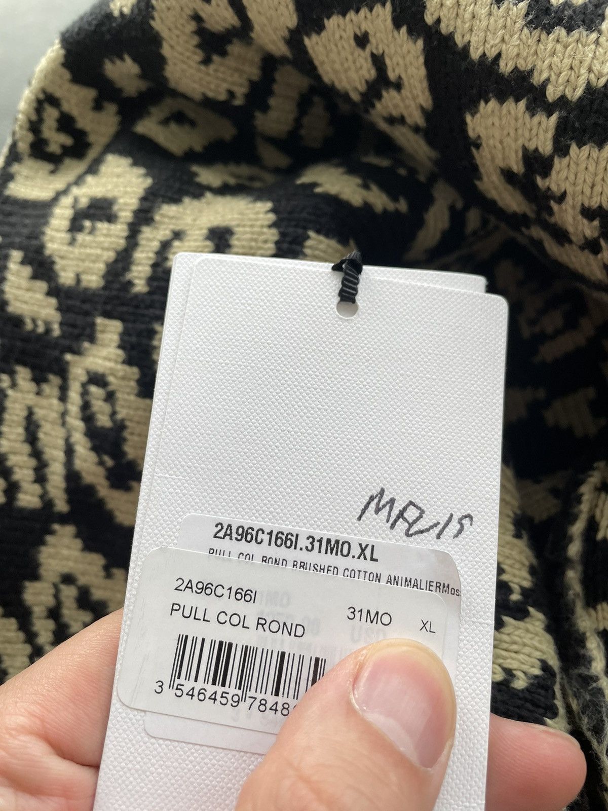 Celine × Hedi Slimane Celine Hedi Slimane Runway Sweater Leopard Size US M / EU 48-50 / 2 - 9 Thumbnail
