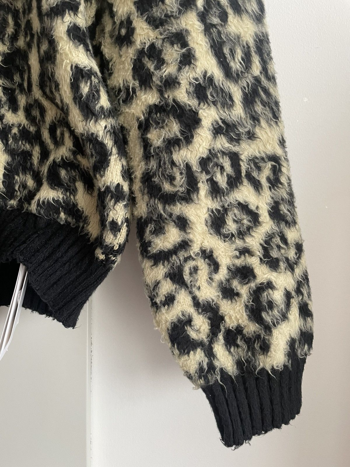 Celine × Hedi Slimane Celine Hedi Slimane Runway Sweater Leopard Size US M / EU 48-50 / 2 - 12 Thumbnail