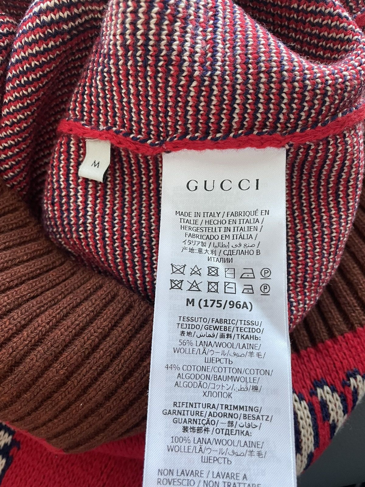 Gucci Brand NEW Super Runway Gucci Logo Vest Sweater Size US S / EU 44-46 / 1 - 7 Thumbnail