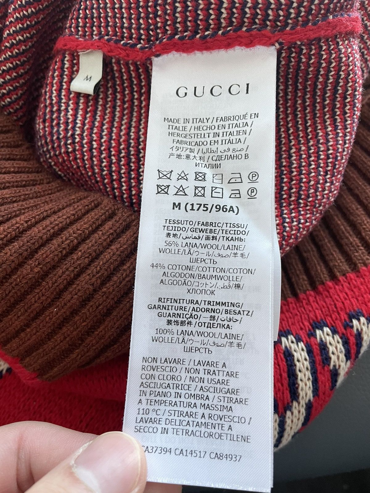 Gucci Brand NEW Super Runway Gucci Logo Vest Sweater Size US S / EU 44-46 / 1 - 8 Thumbnail