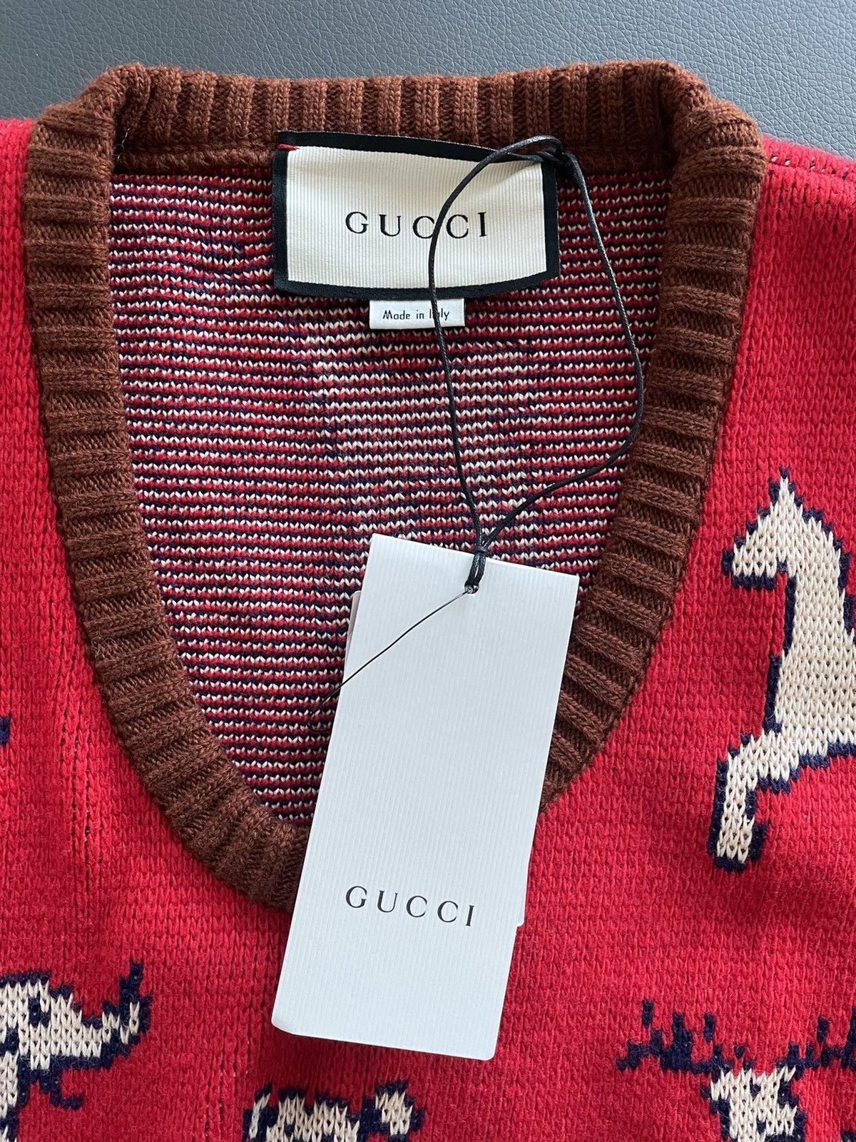 Gucci Rare Brand NEW Limited Edition Runway Sold Out Logo Sweater Size US M / EU 48-50 / 2 - 23 Thumbnail
