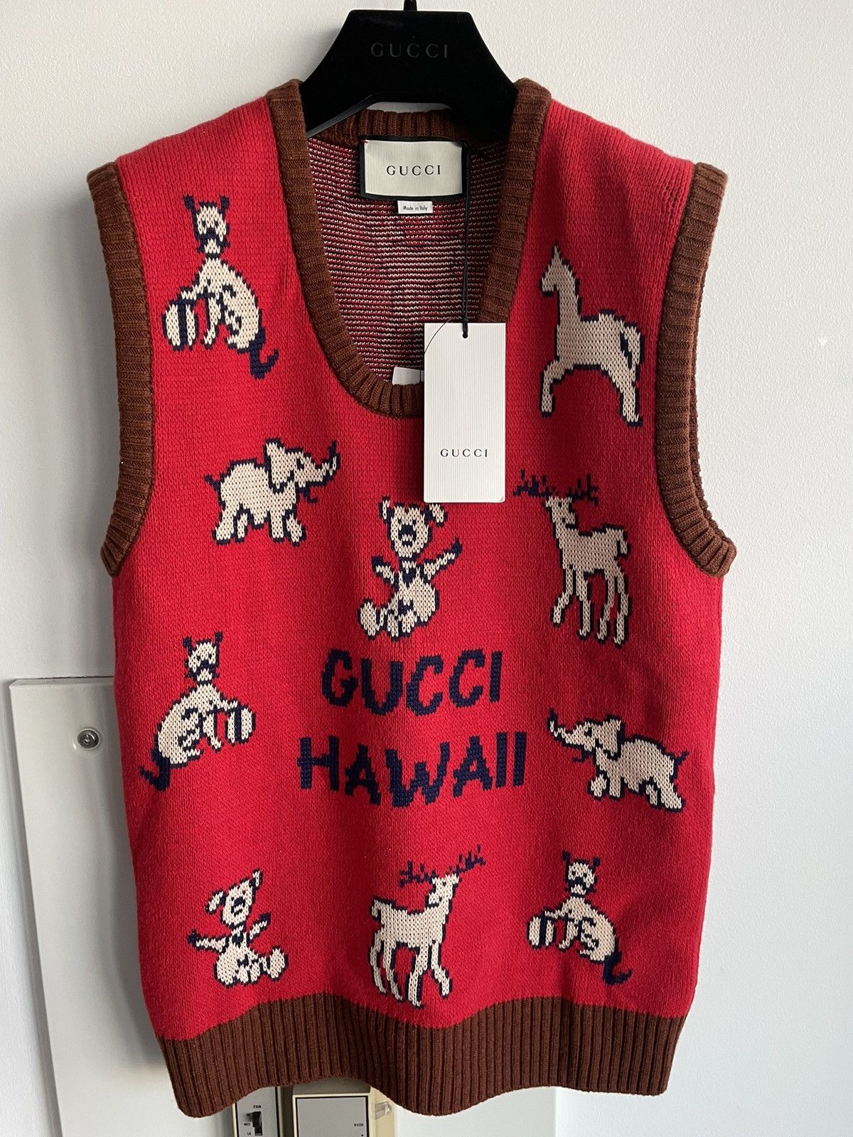 Gucci Rare Brand NEW Limited Edition Runway Sold Out Logo Sweater Size US M / EU 48-50 / 2 - 24 Thumbnail