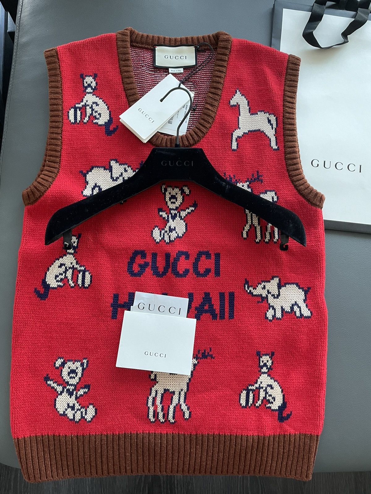 Gucci Rare Brand NEW Limited Edition Runway Sold Out Logo Sweater Size US M / EU 48-50 / 2 - 13 Thumbnail