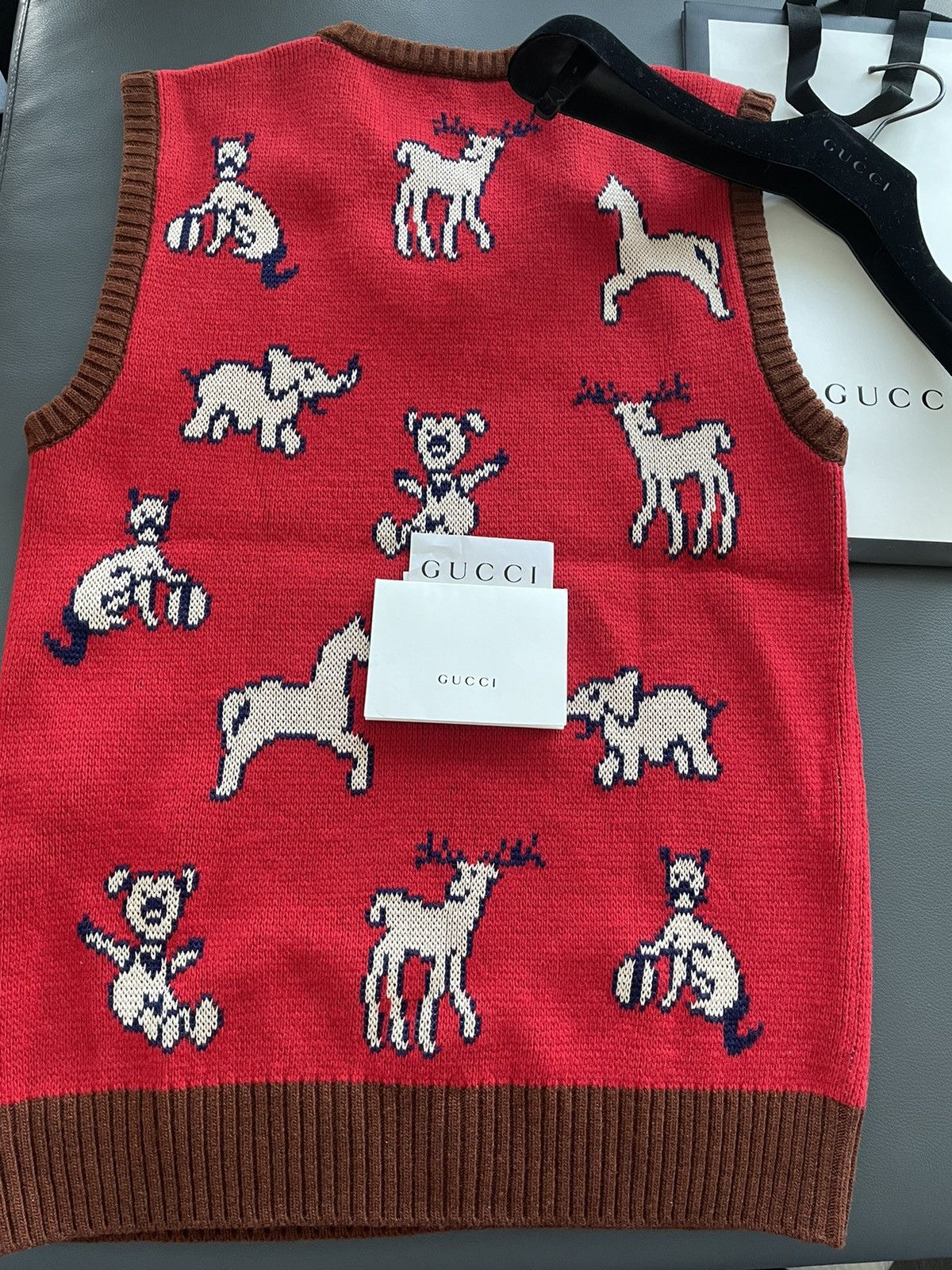 Gucci Rare Brand NEW Limited Edition Runway Sold Out Logo Sweater Size US M / EU 48-50 / 2 - 16 Thumbnail