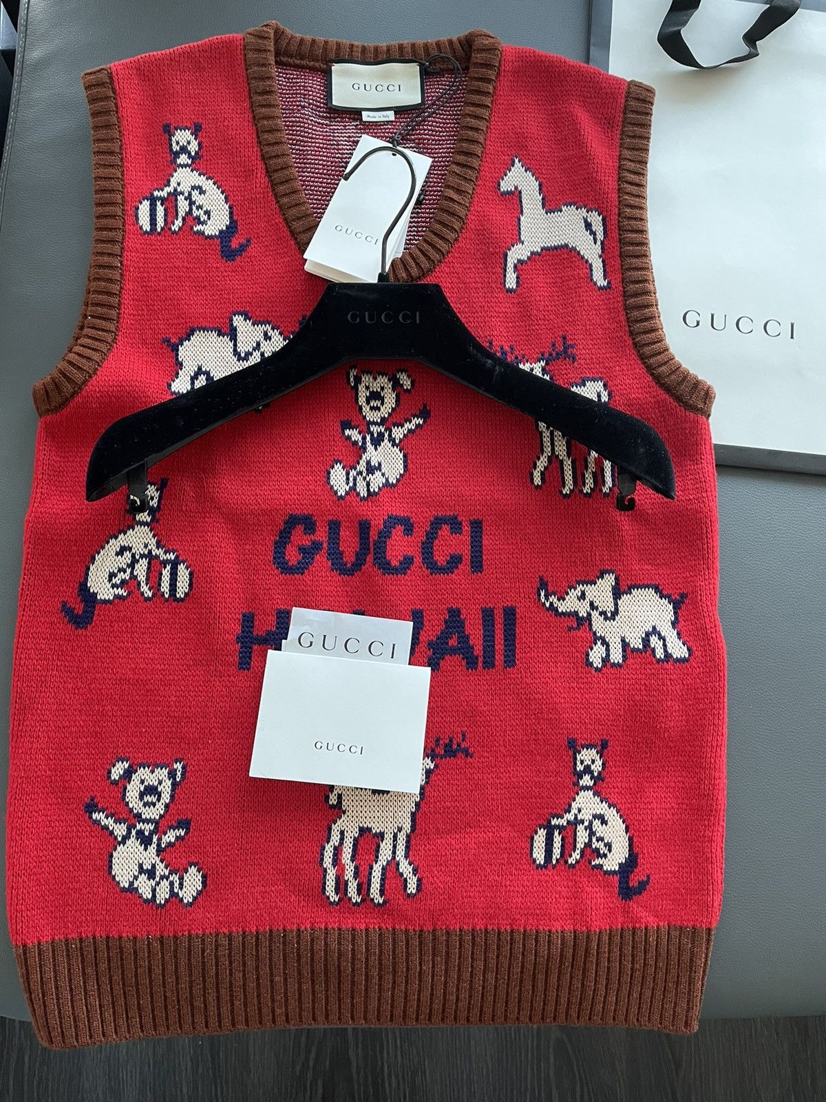 Gucci Rare Brand NEW Limited Edition Runway Sold Out Logo Sweater Size US M / EU 48-50 / 2 - 15 Thumbnail