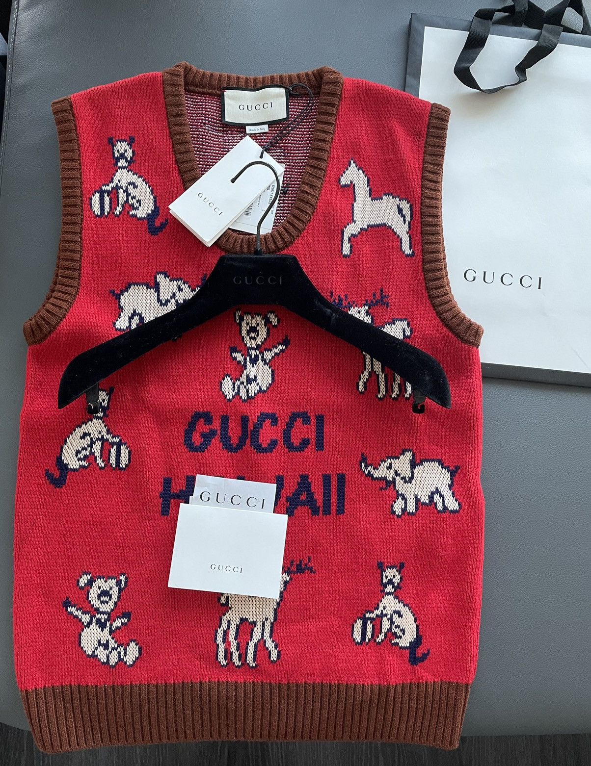 Gucci Rare Brand NEW Limited Edition Runway Sold Out Logo Sweater Size US M / EU 48-50 / 2 - 12 Thumbnail