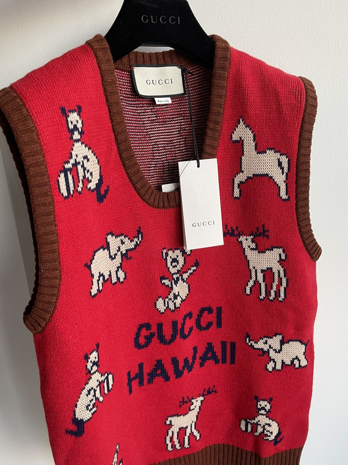 Gucci Rare Brand NEW Limited Edition Runway Sold Out Logo Sweater Size US M / EU 48-50 / 2 - 18 Thumbnail