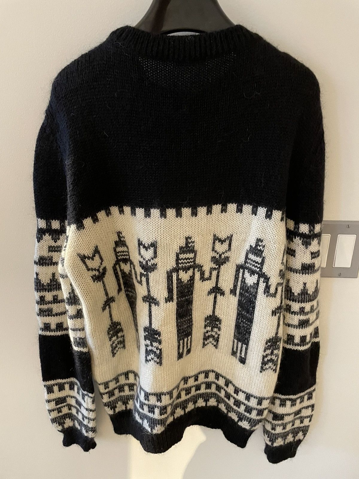Hedi Slimane × Saint Laurent Paris × Yves Saint Laurent Rare $1,450 Value Super Runway Col Rond Graphic Sweater New Size US L / EU 52-54 / 3 - 12 Thumbnail