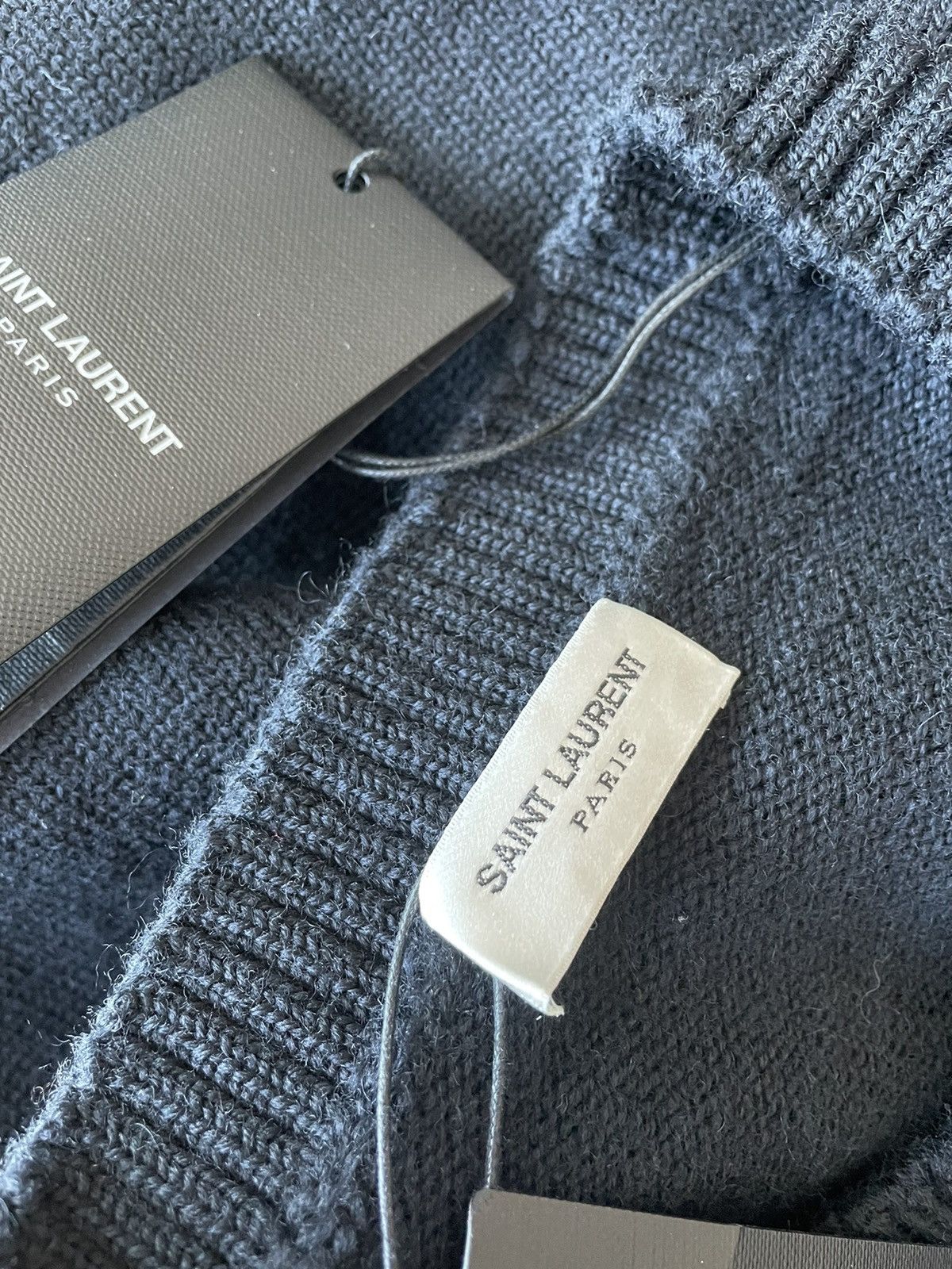 Saint Laurent Paris × Yves Saint Laurent Limited Brand New Runway Virgin Wool University Sweater Size US XL / EU 56 / 4 - 13 Thumbnail