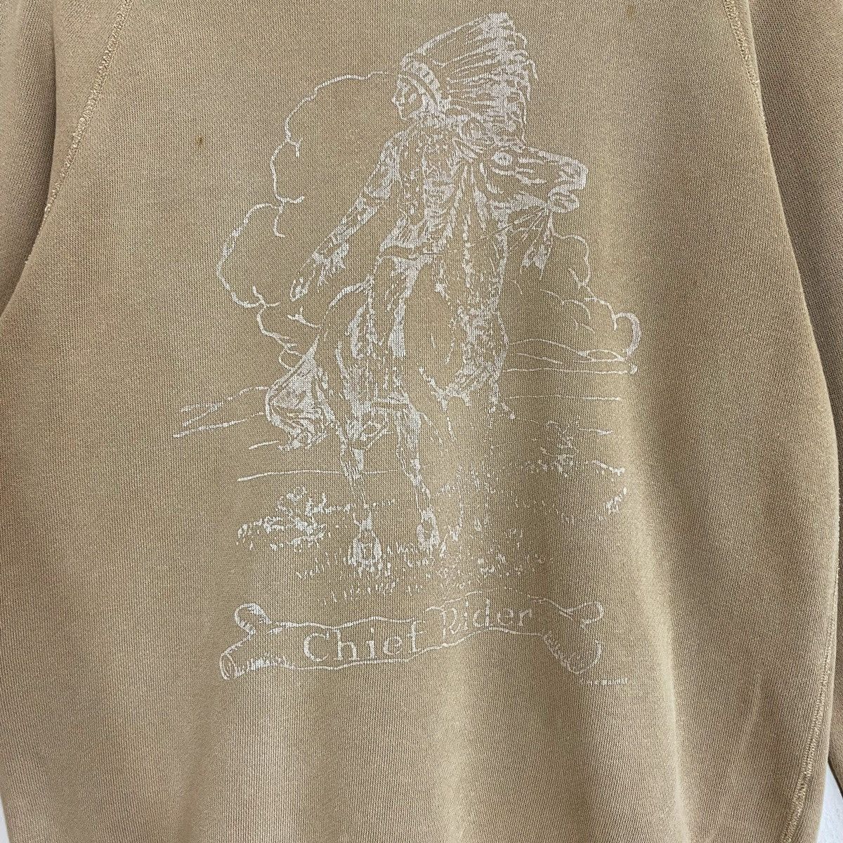 Vintage Vintage Chief Rider Crewneck Sweatshirt Size M Size US M / EU 48-50 / 2 - 5 Thumbnail