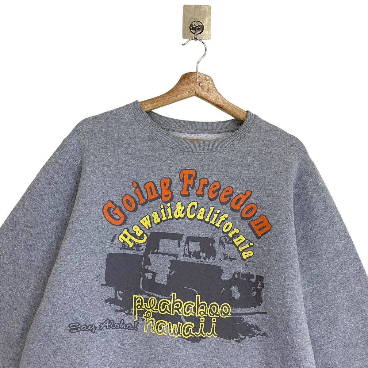 Vintage Vintage Peakaboo Hawaii Big Logo Crewneck Sweatshirt Size M Size US M / EU 48-50 / 2 - 4 Thumbnail
