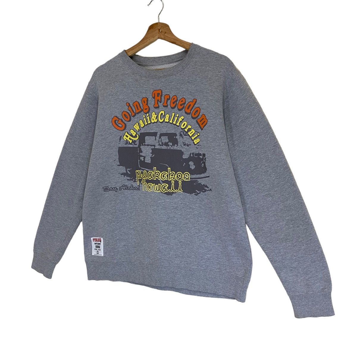 Vintage Vintage Peakaboo Hawaii Big Logo Crewneck Sweatshirt Size M Size US M / EU 48-50 / 2 - 3 Thumbnail