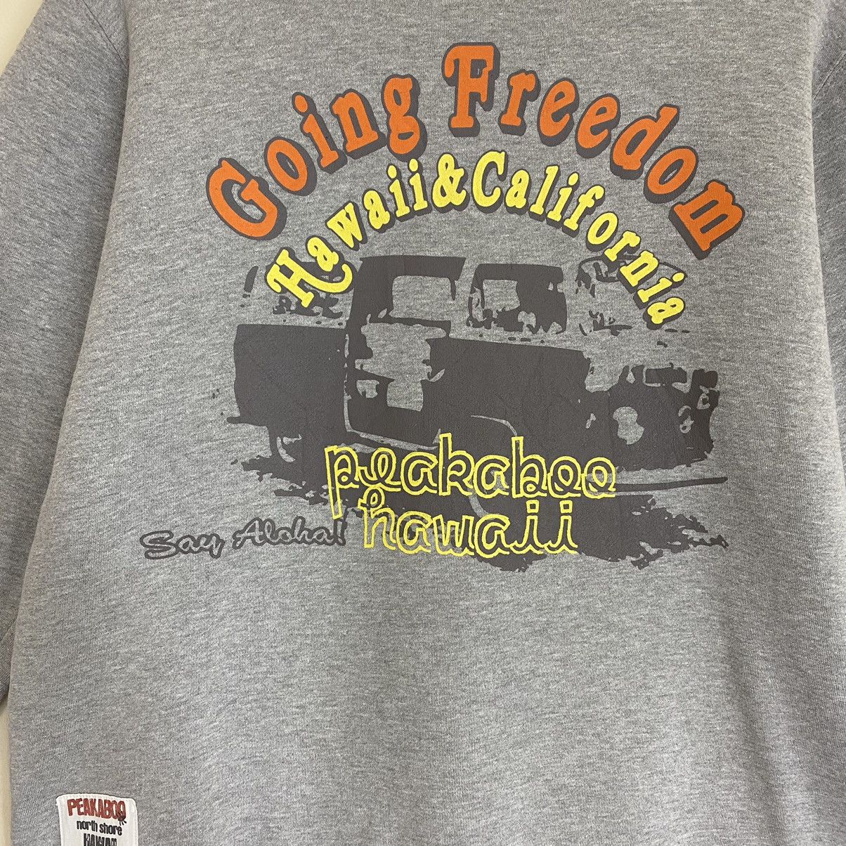 Vintage Vintage Peakaboo Hawaii Big Logo Crewneck Sweatshirt Size M Size US M / EU 48-50 / 2 - 5 Thumbnail