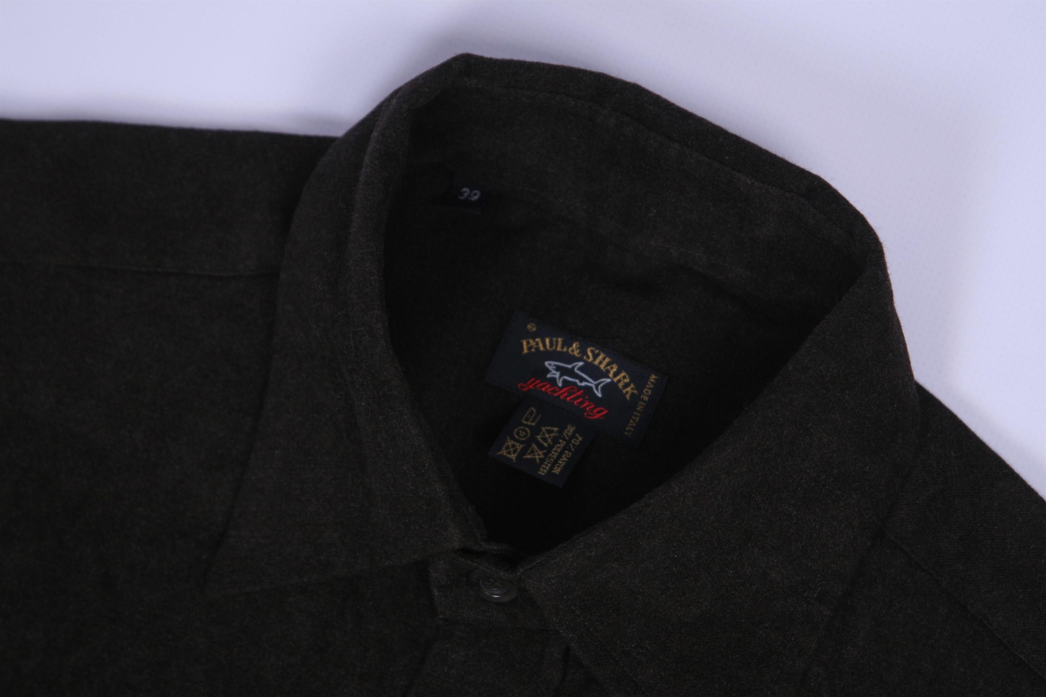 Paul & Shark RARE💥 Paul & Shark Military Pockets Suede Twill Overshirt Size US M / EU 48-50 / 2 - 7 Thumbnail