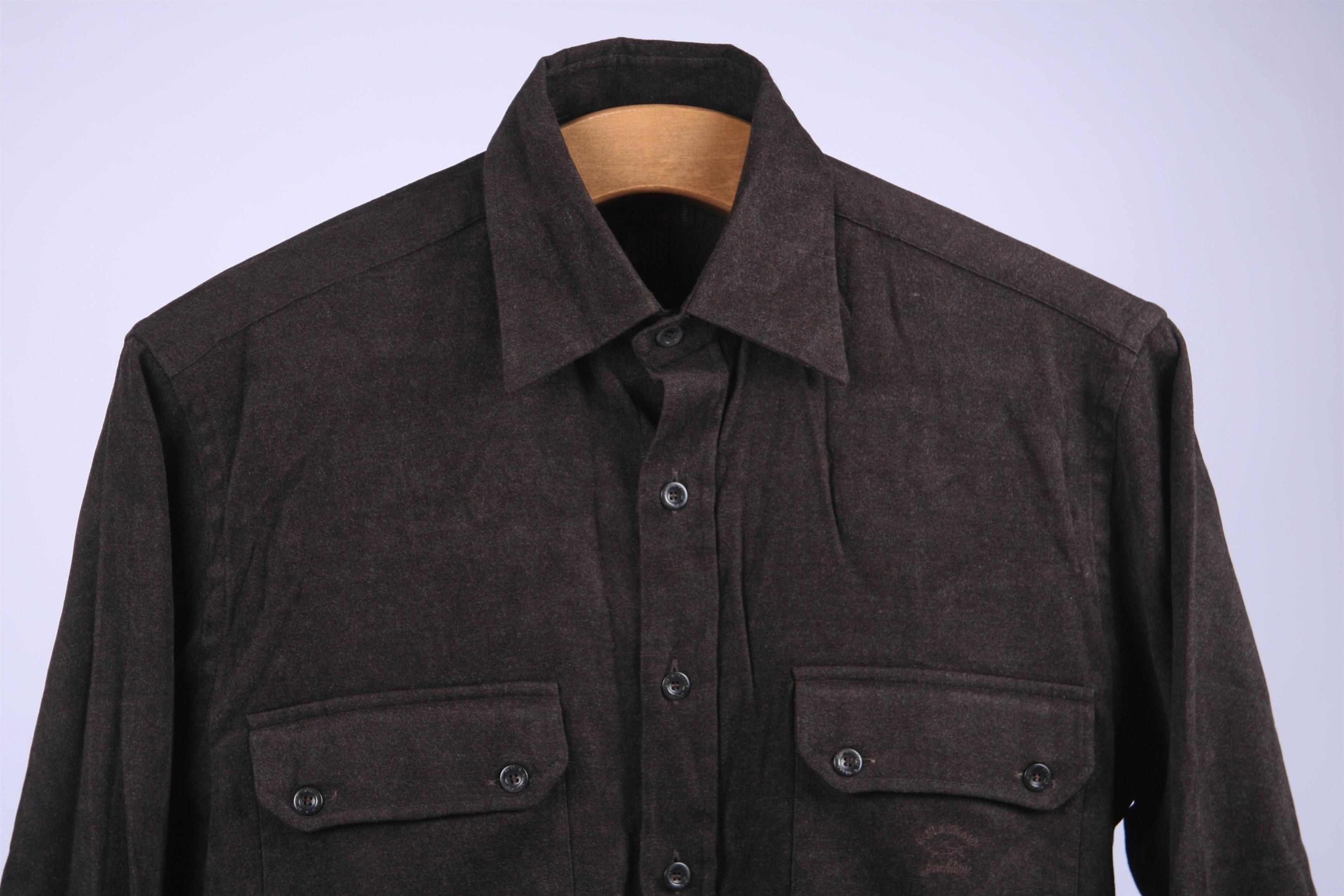 Paul & Shark RARE💥 Paul & Shark Military Pockets Suede Twill Overshirt Size US M / EU 48-50 / 2 - 3 Thumbnail