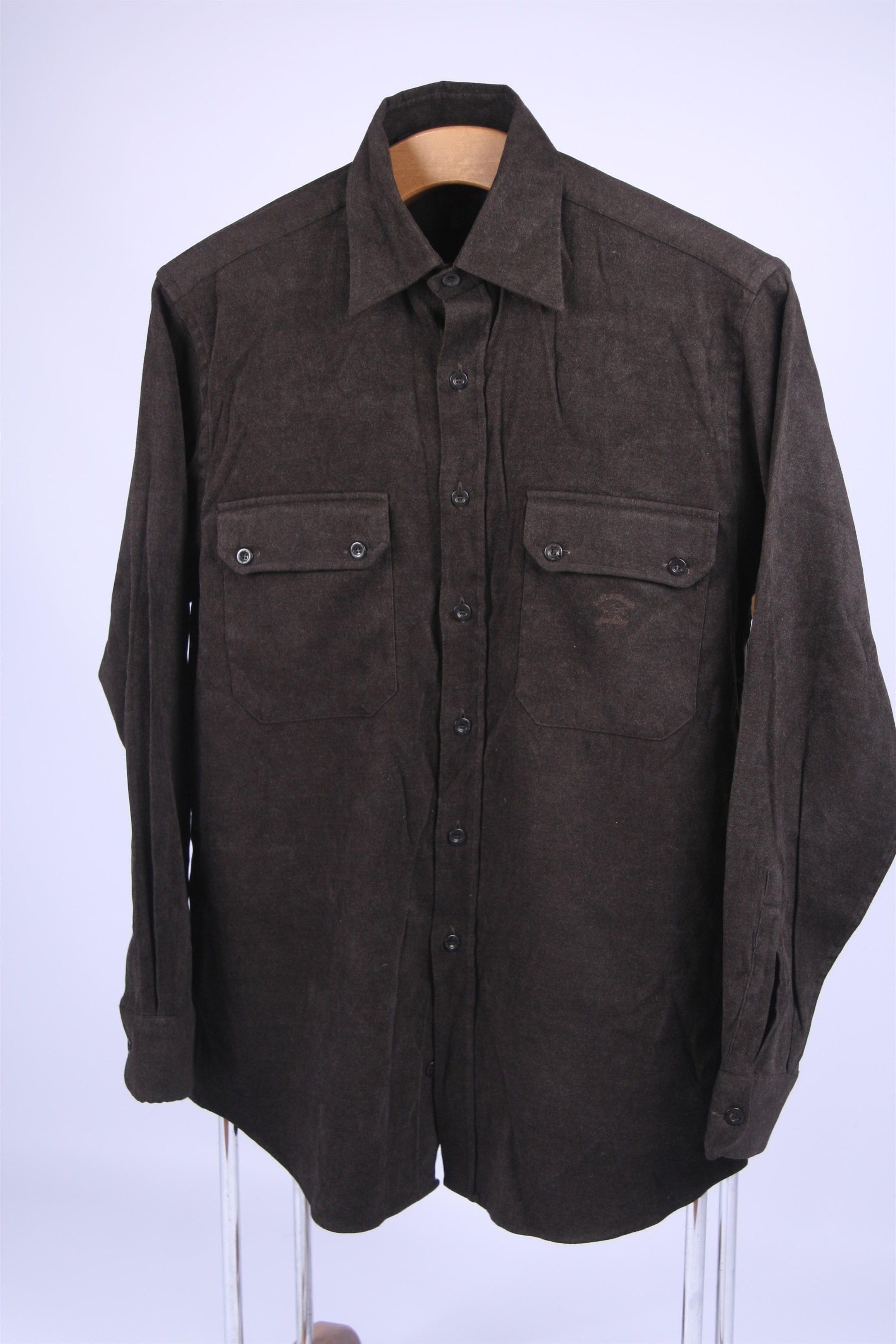 Paul & Shark RARE💥 Paul & Shark Military Pockets Suede Twill Overshirt Size US M / EU 48-50 / 2 - 2 Thumbnail