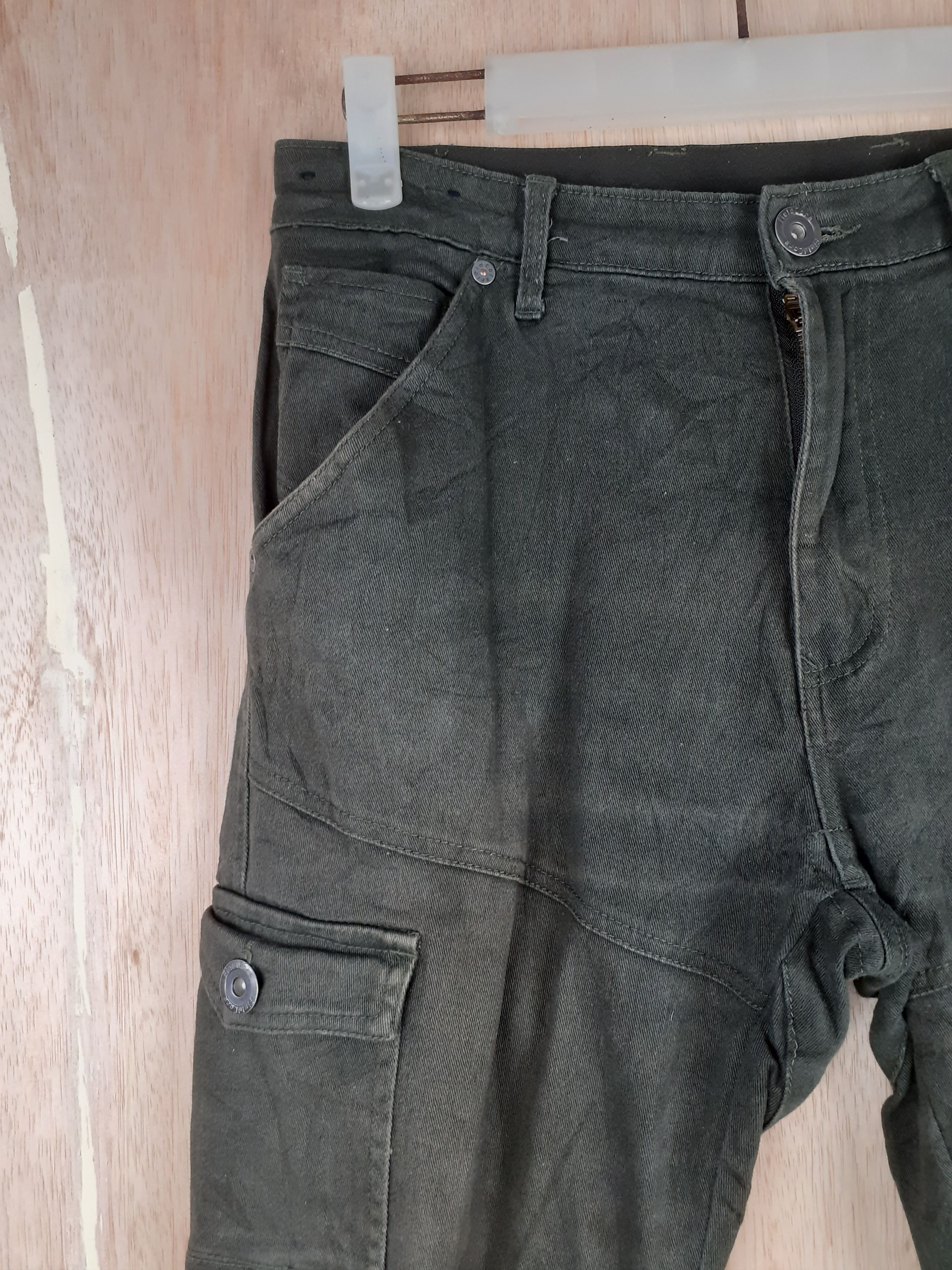 Faded Glory Field Core gray utility multi pocket cargo pants #S230 Size US 31 - 4 Thumbnail