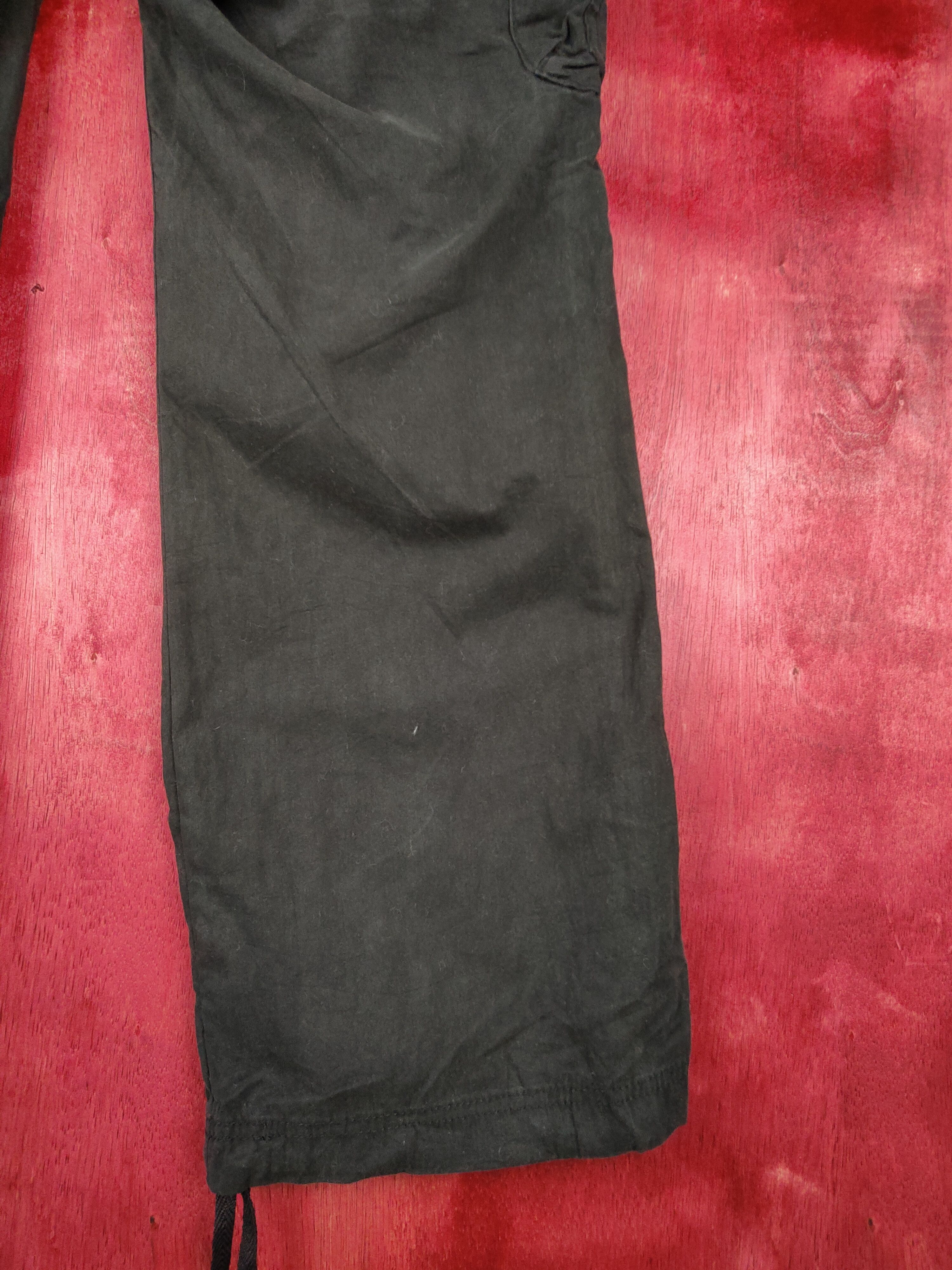 Japanese Brand DL Japan multipocket tactical Black cargo Pants #4543 Size 28" / US 6 / IT 42 - 14 Thumbnail