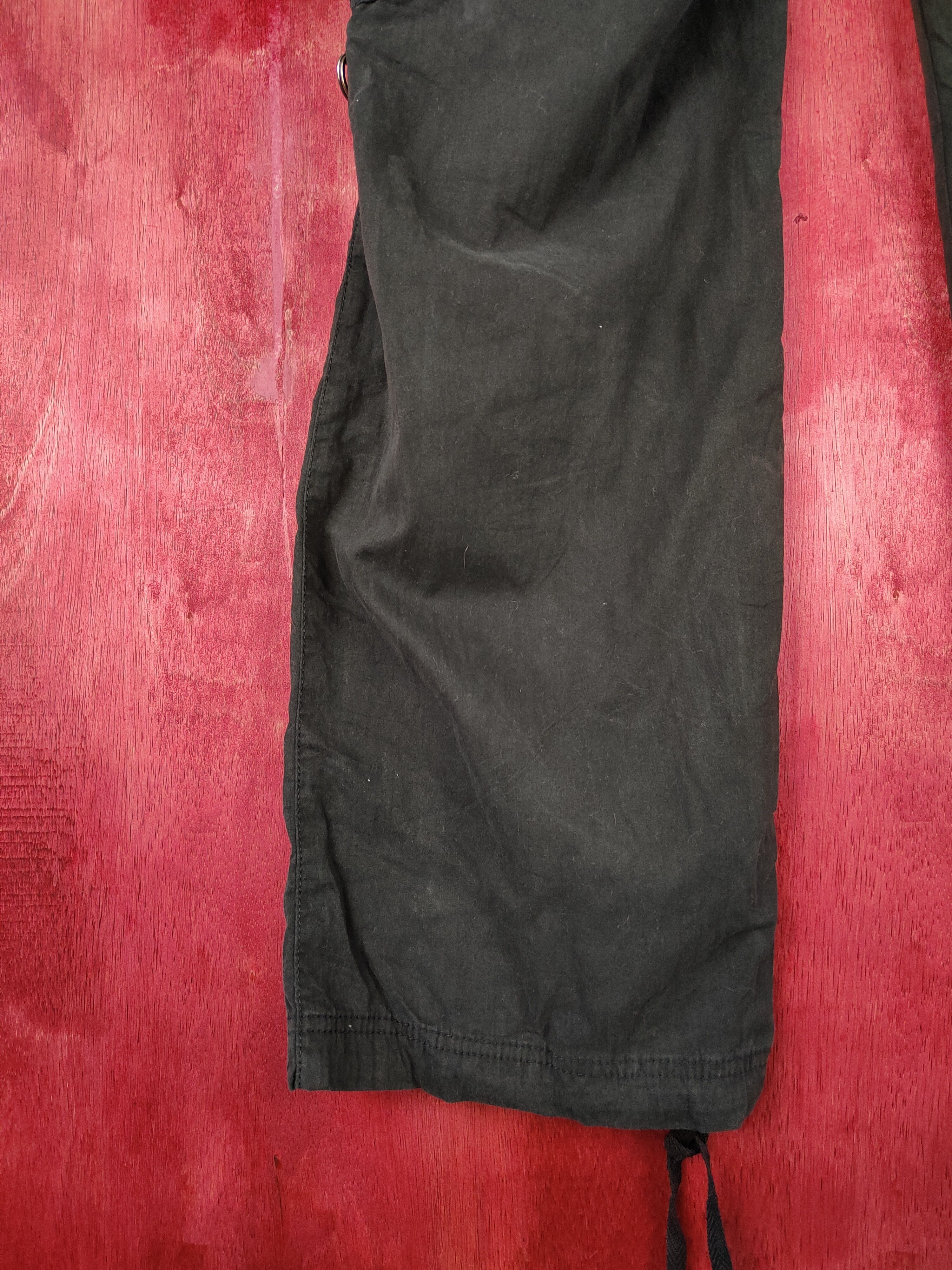 Japanese Brand DL Japan multipocket tactical Black cargo Pants #4543 Size 28" / US 6 / IT 42 - 13 Thumbnail