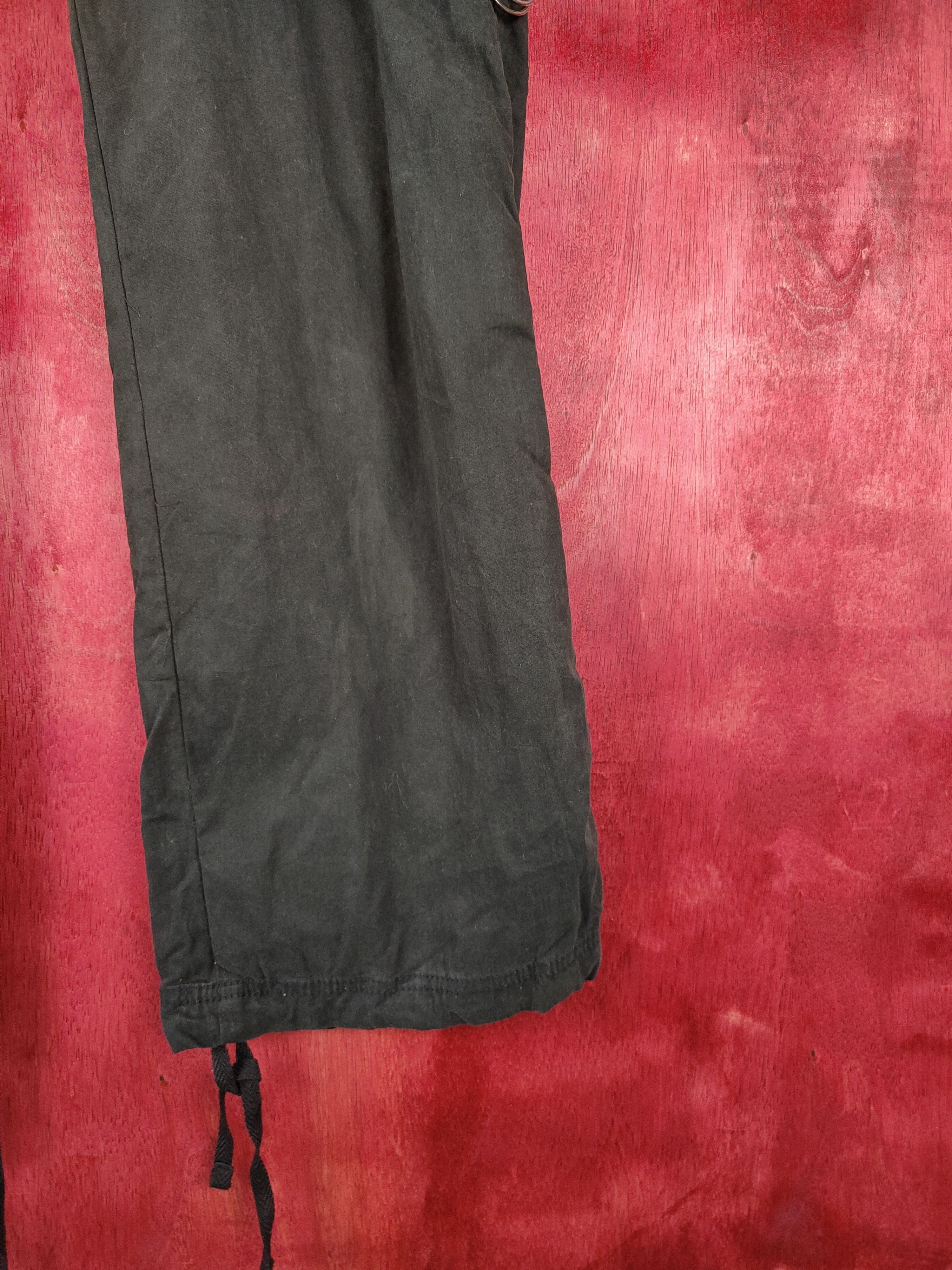 Japanese Brand DL Japan multipocket tactical Black cargo Pants #4543 Size 28" / US 6 / IT 42 - 7 Thumbnail