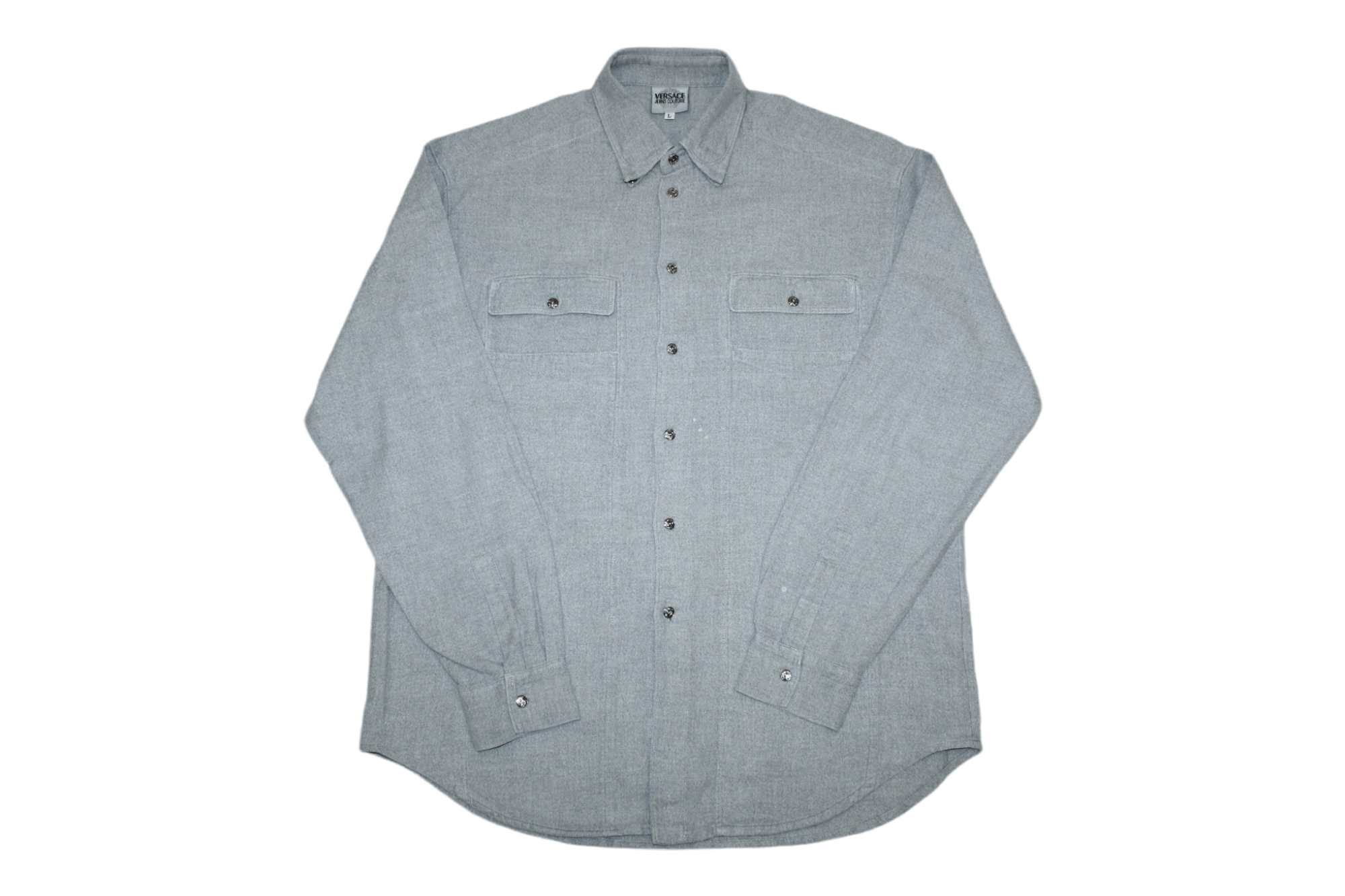 Versace VTG💥 Versace Rugged flannel Moleskine button down Shirt Size US L / EU 52-54 / 3 - 1 Thumbnail