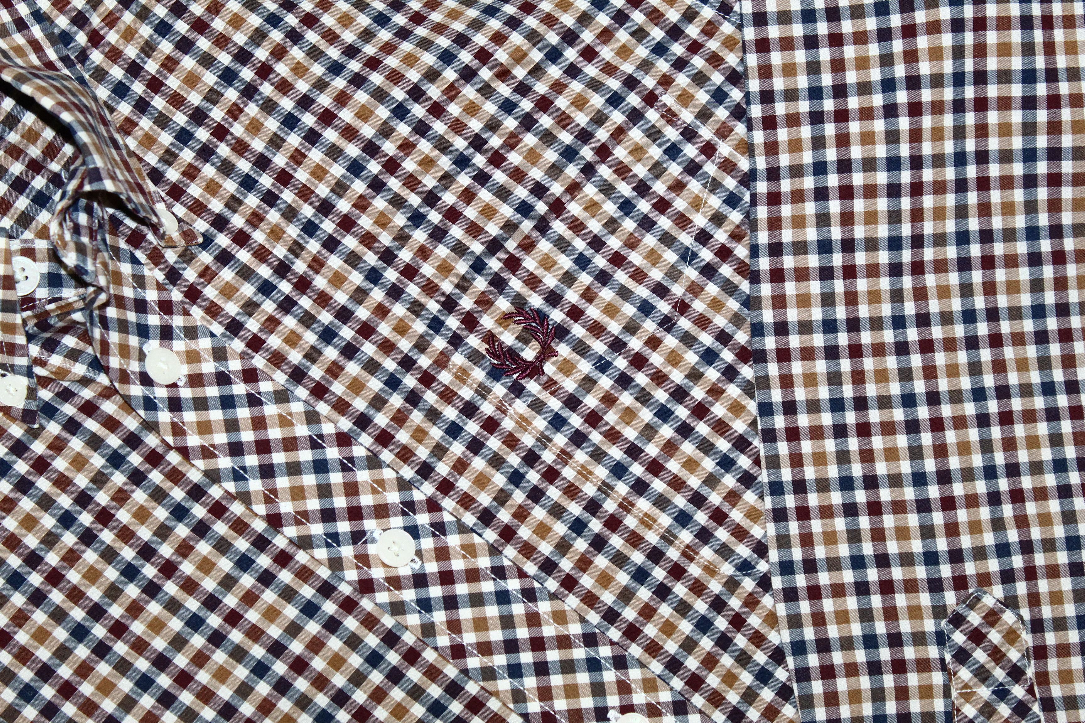 Fred Perry Fred Perry Logo Embroid Double Check Button down Shirt Size US S / EU 44-46 / 1 - 6 Thumbnail