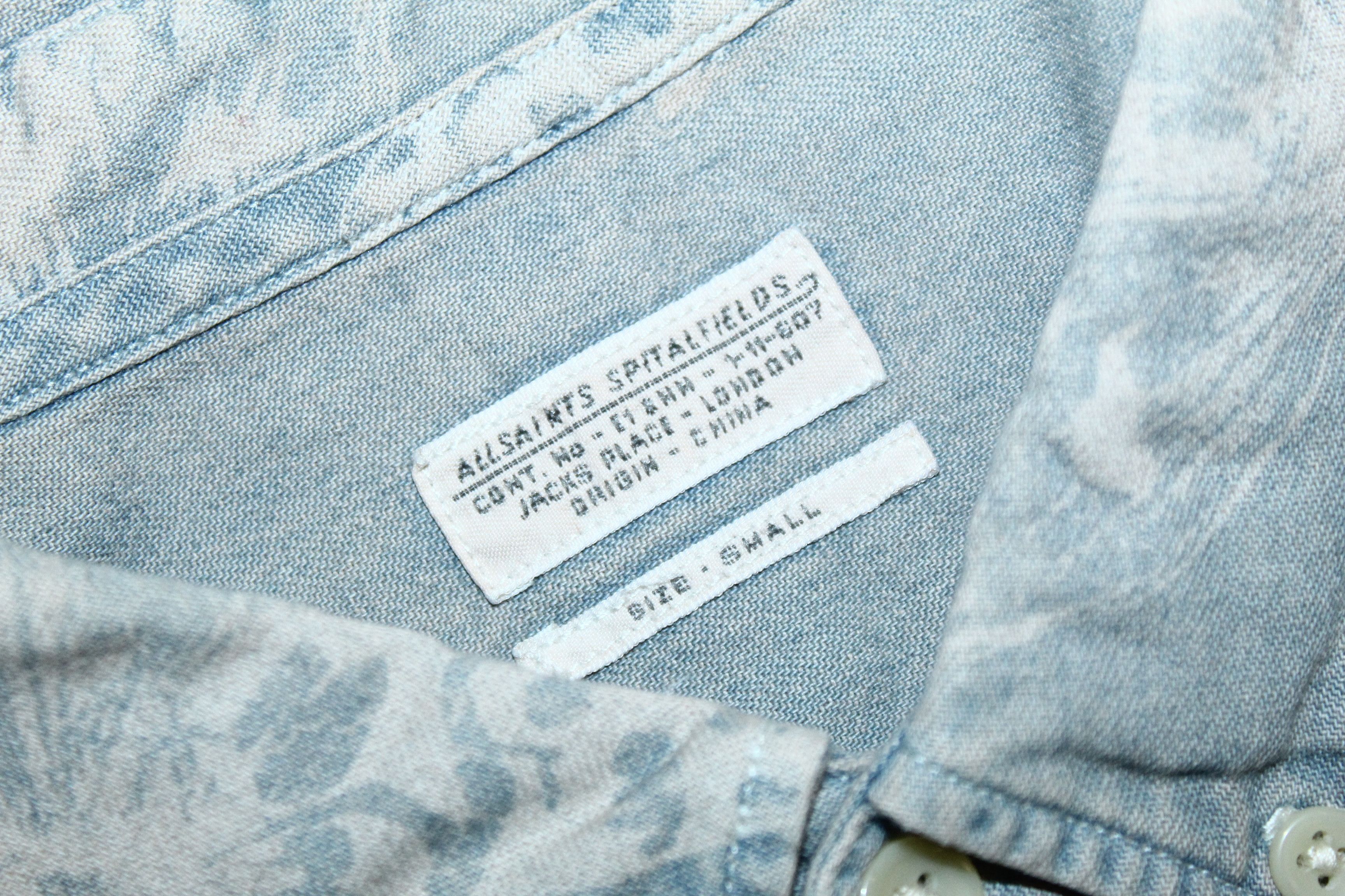 Allsaints Papillon S/S Denim Shirt