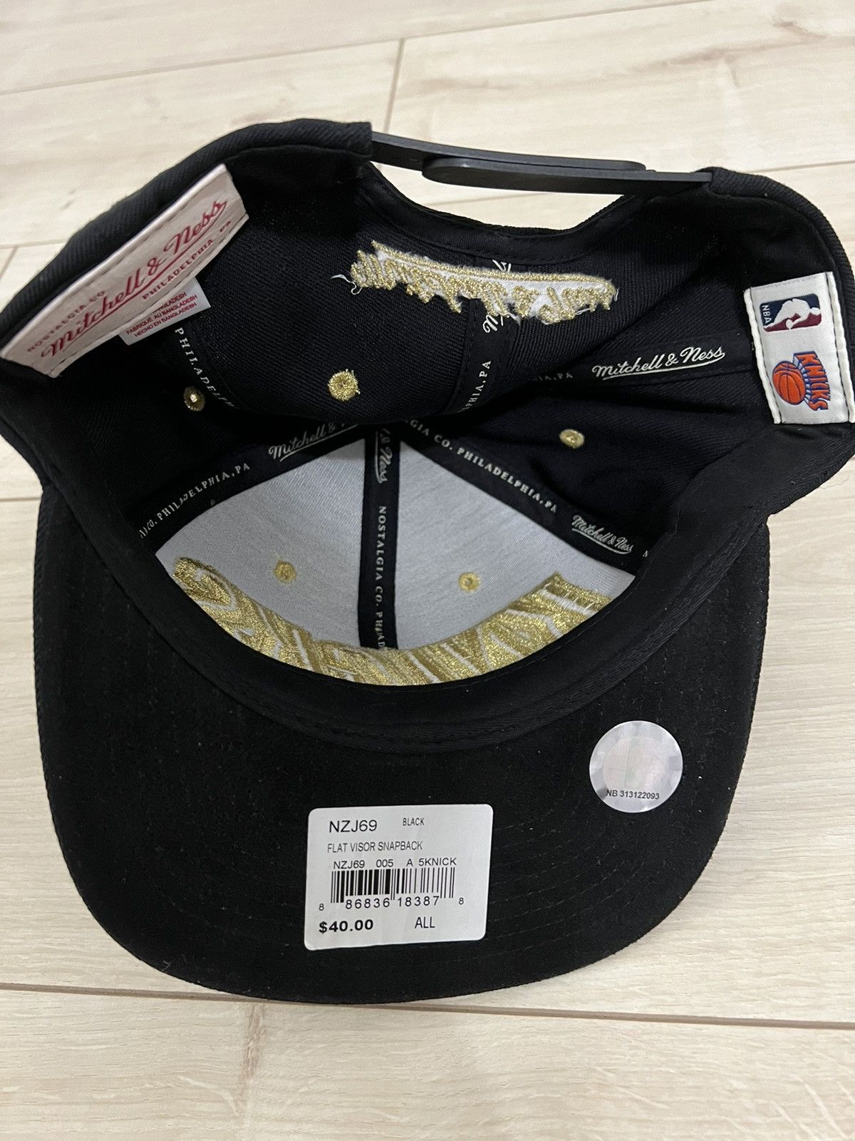 Mitchell & Ness New York Knicks Vintage Mitchell & Ness Snapback Size ONE SIZE - 3 Thumbnail